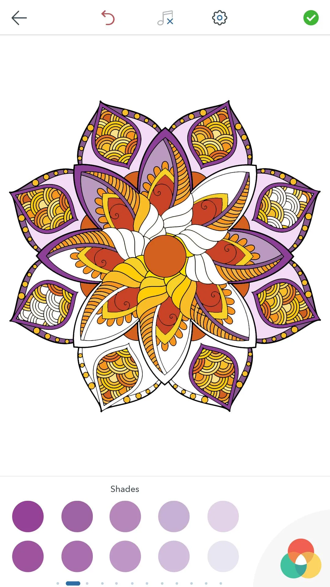 Magic Mandalas: Coloring Pages | Indus Appstore | Screenshot