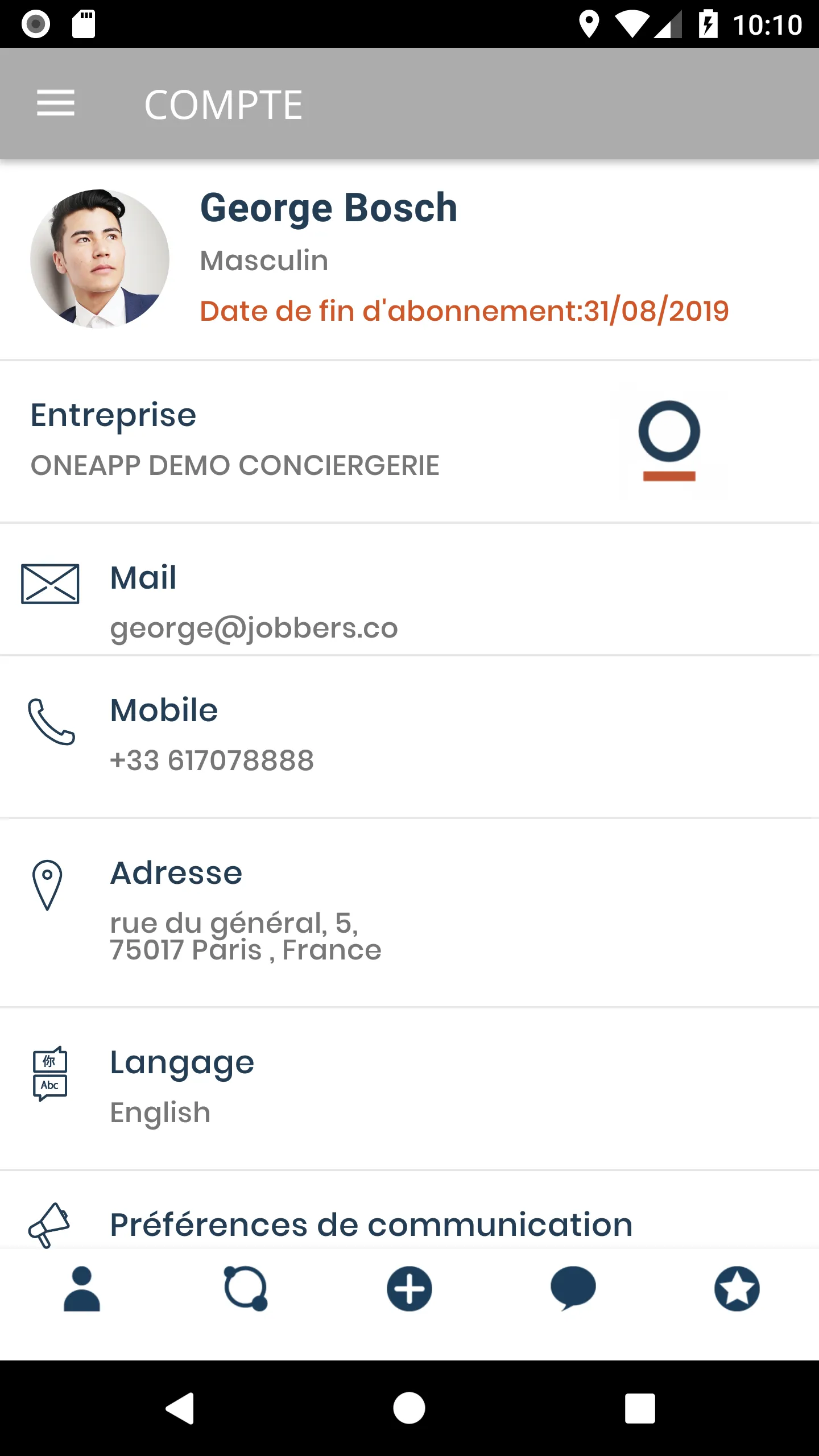 ONEApp by ONE Conciergerie | Indus Appstore | Screenshot