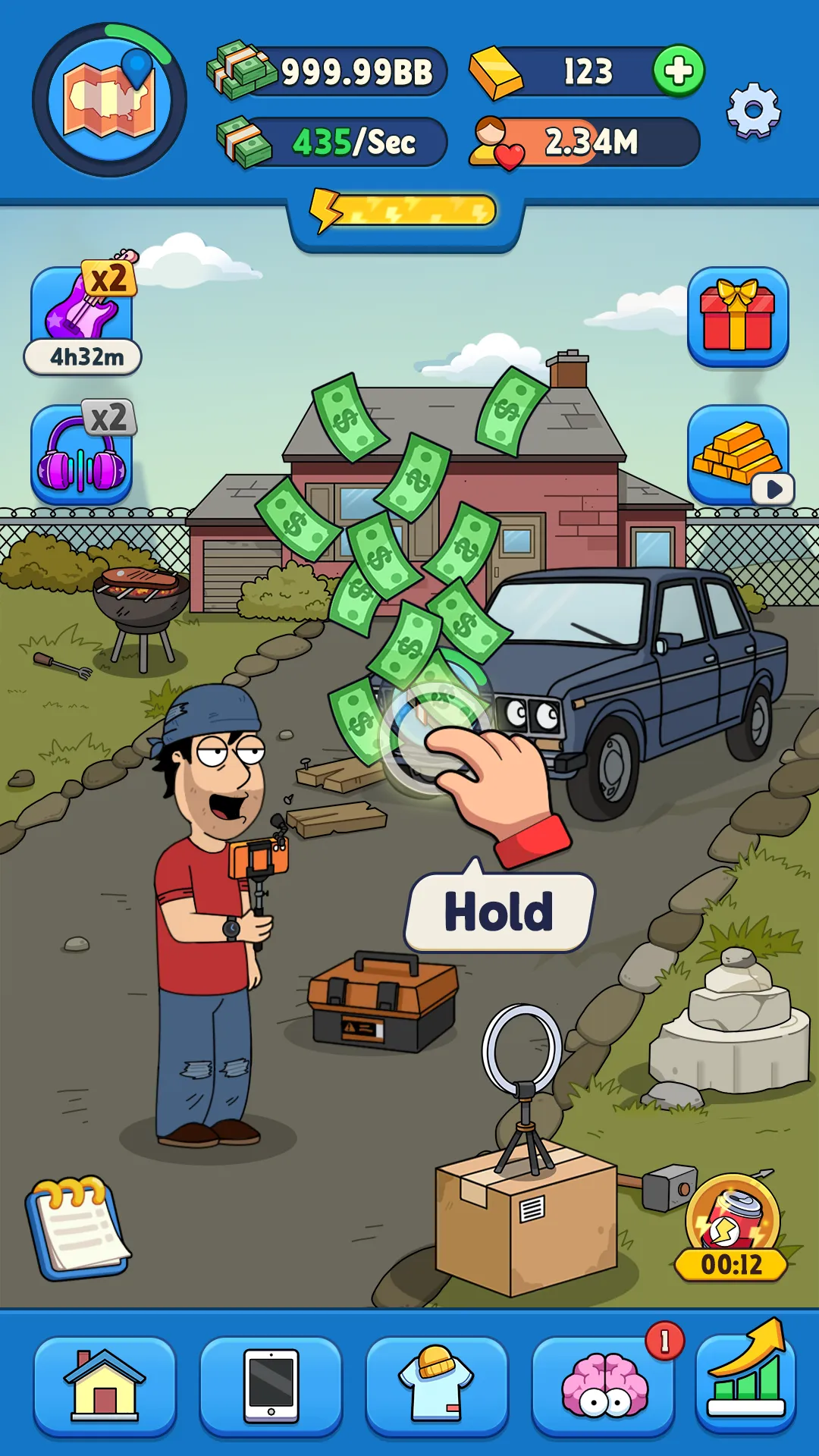 Idle Vlogger - Rich Me! | Indus Appstore | Screenshot