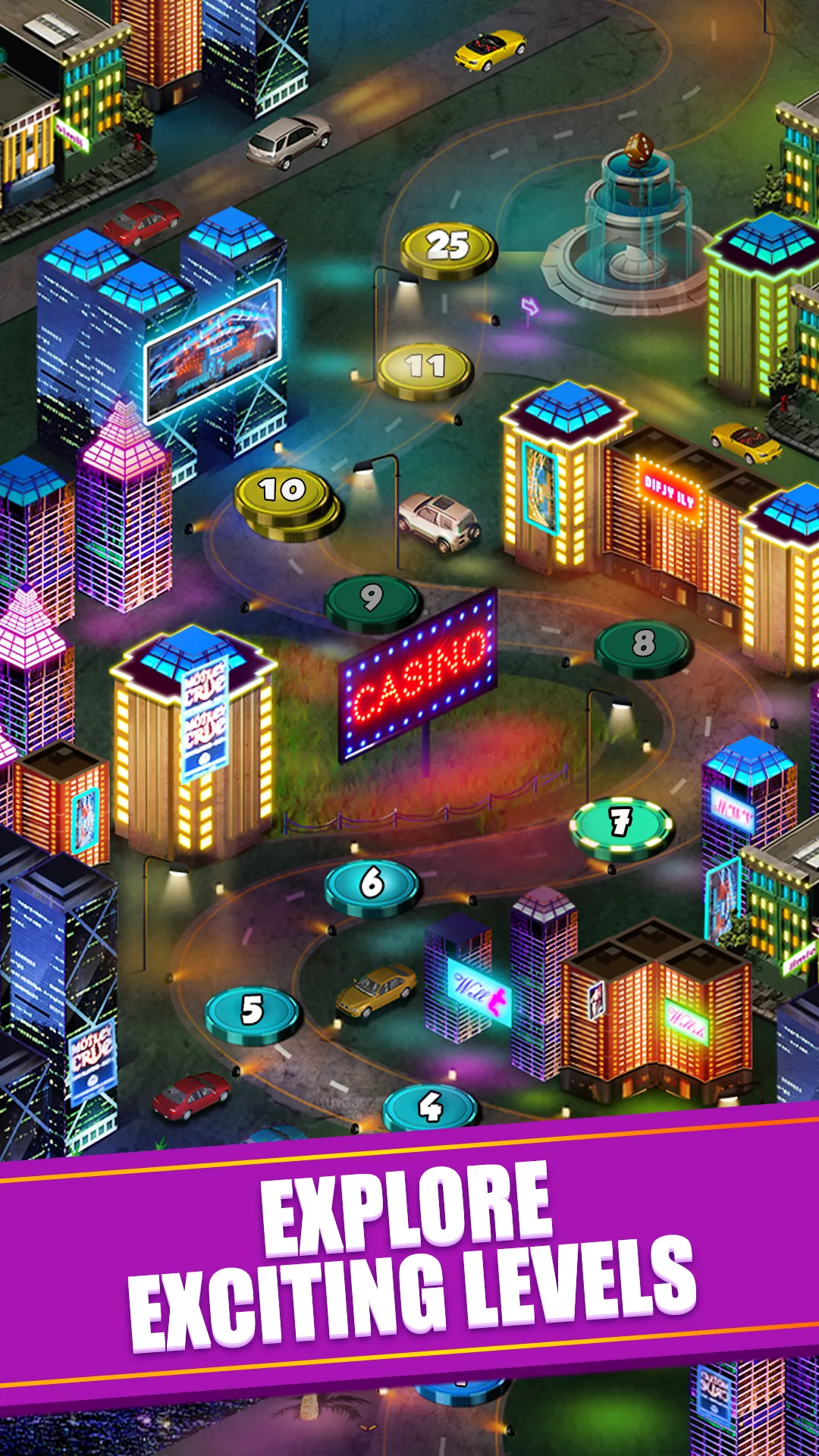 Casino Vegas Coin Party Dozer | Indus Appstore | Screenshot