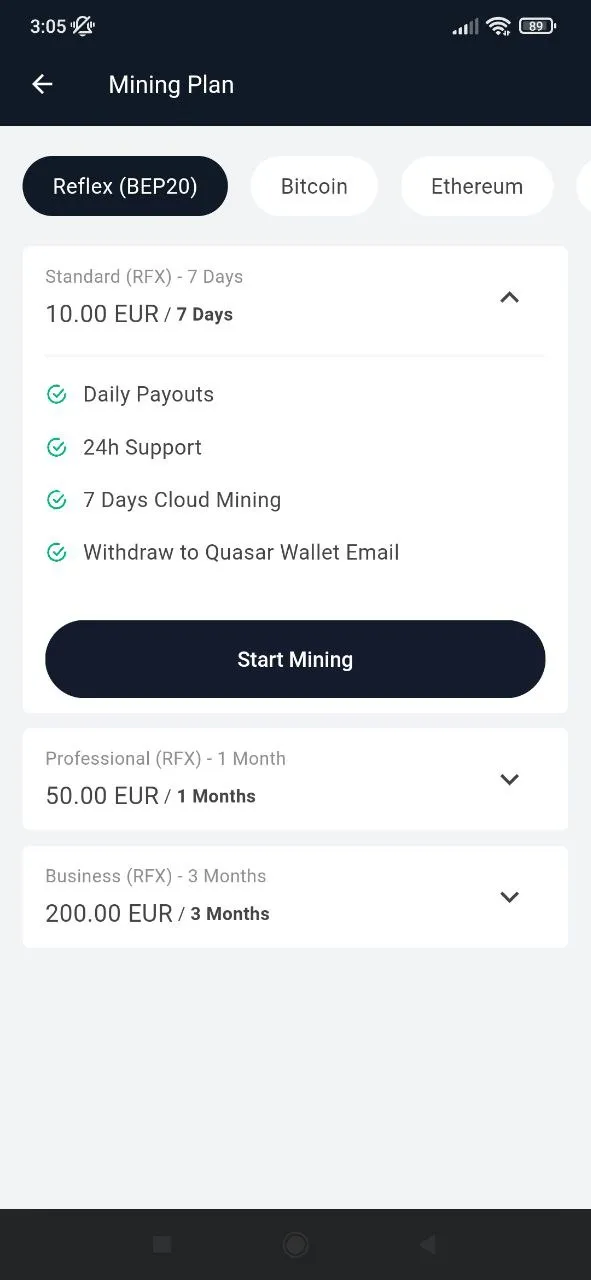 SkyMining: Crypto Cloud Mining | Indus Appstore | Screenshot