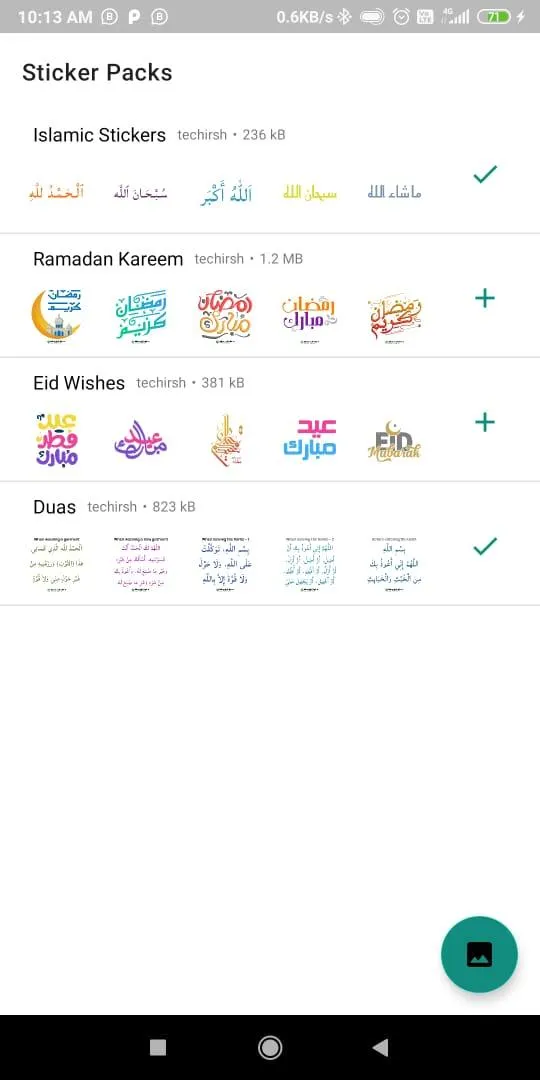 Animated Islamic Stickers 2024 | Indus Appstore | Screenshot