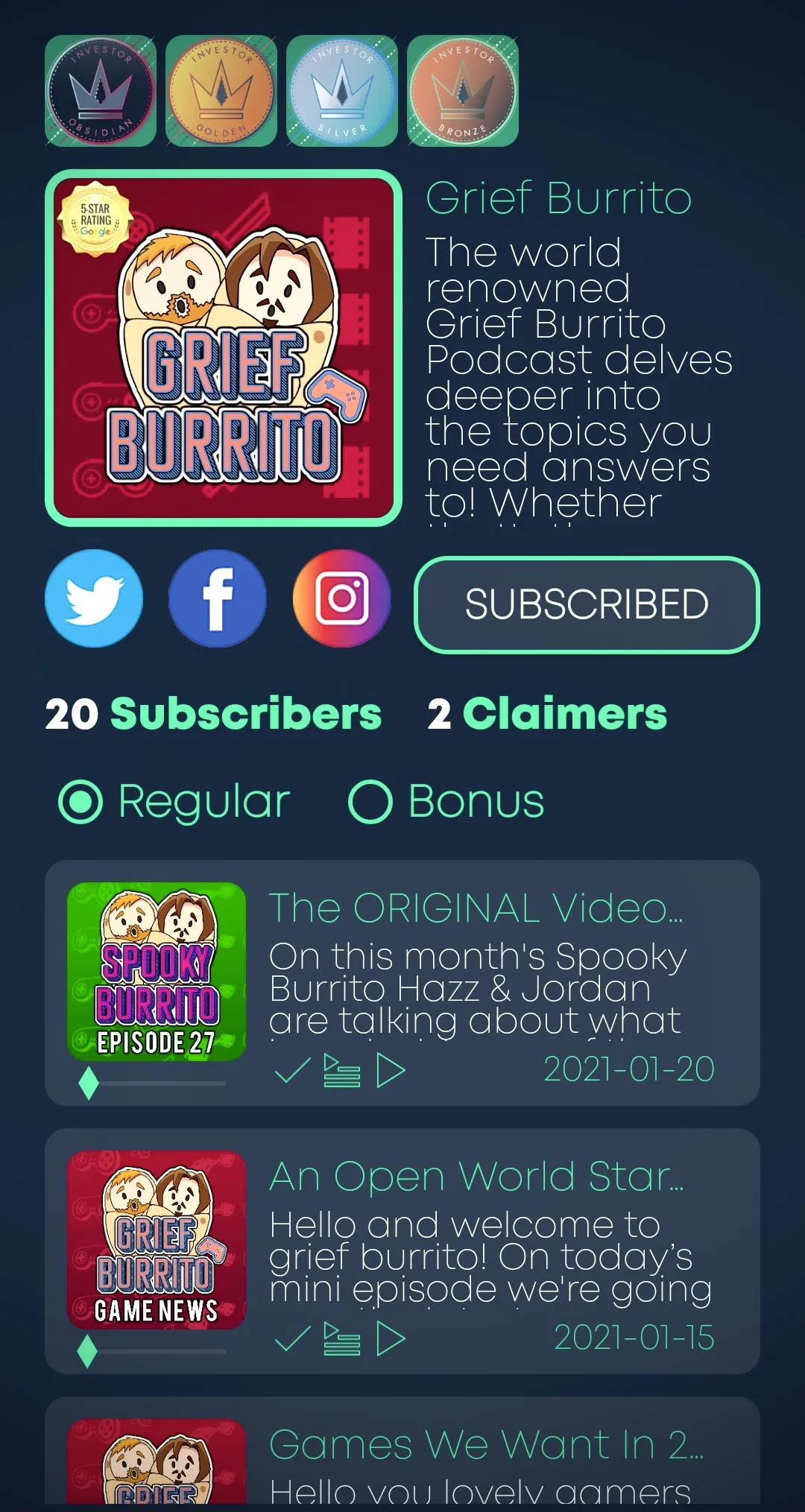 BITCADE Podcast Player | Indus Appstore | Screenshot