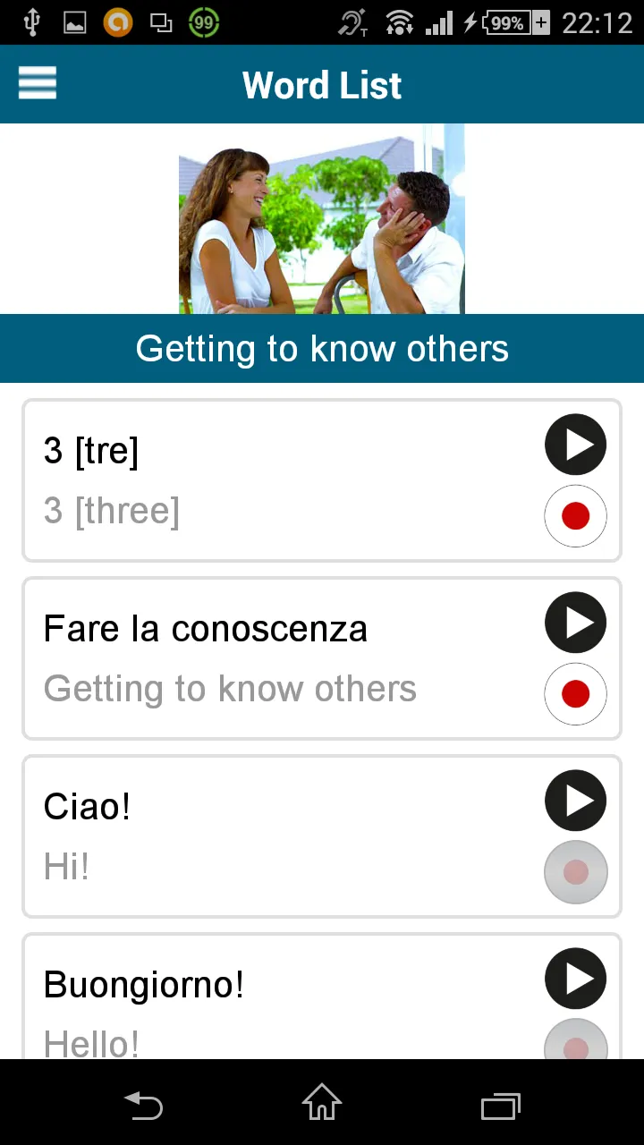 Learn Italian - 50 languages | Indus Appstore | Screenshot