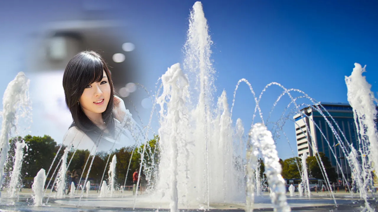 Fountain photo frame costume m | Indus Appstore | Screenshot