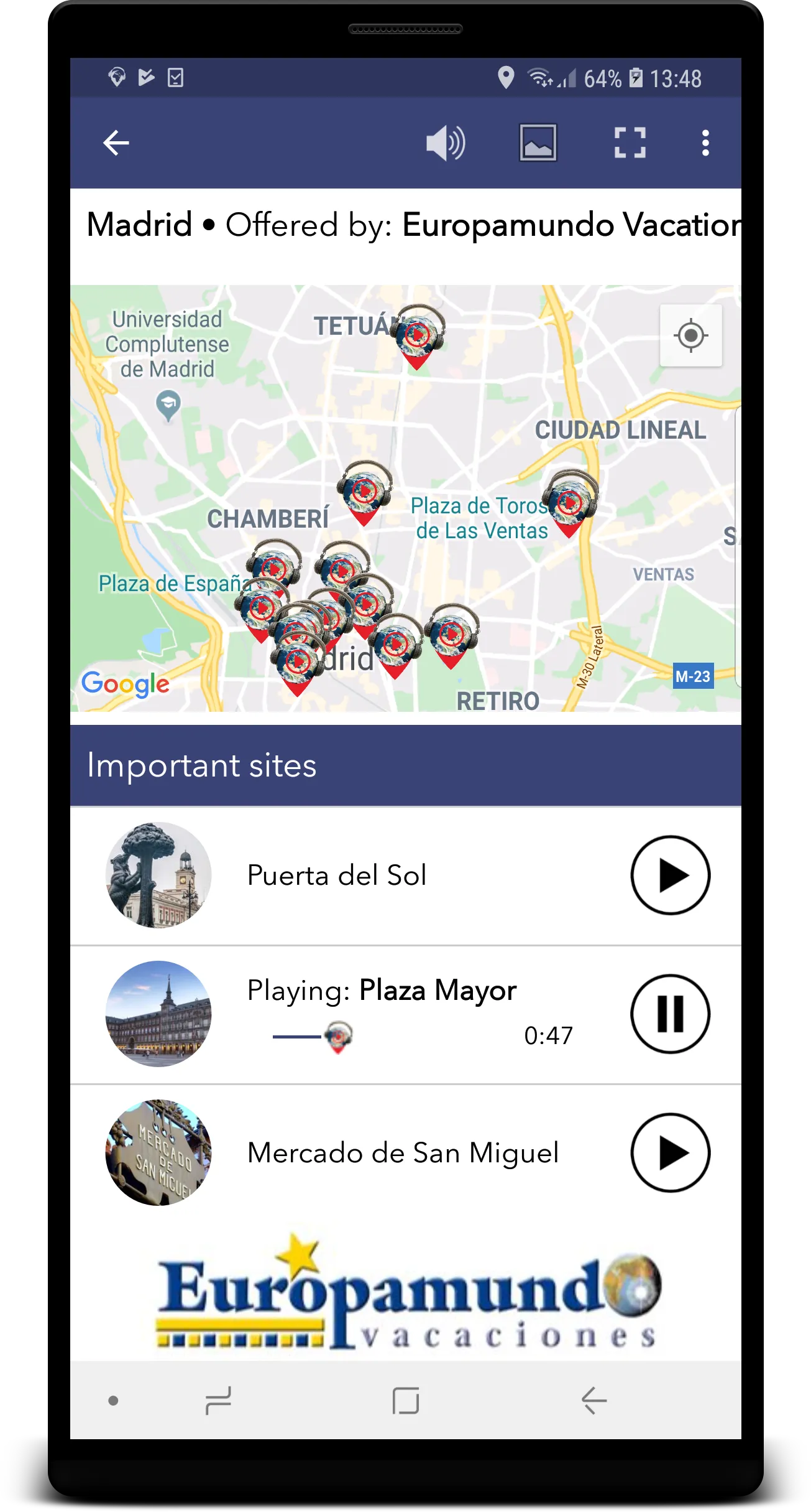 Europamundo Audio | Indus Appstore | Screenshot