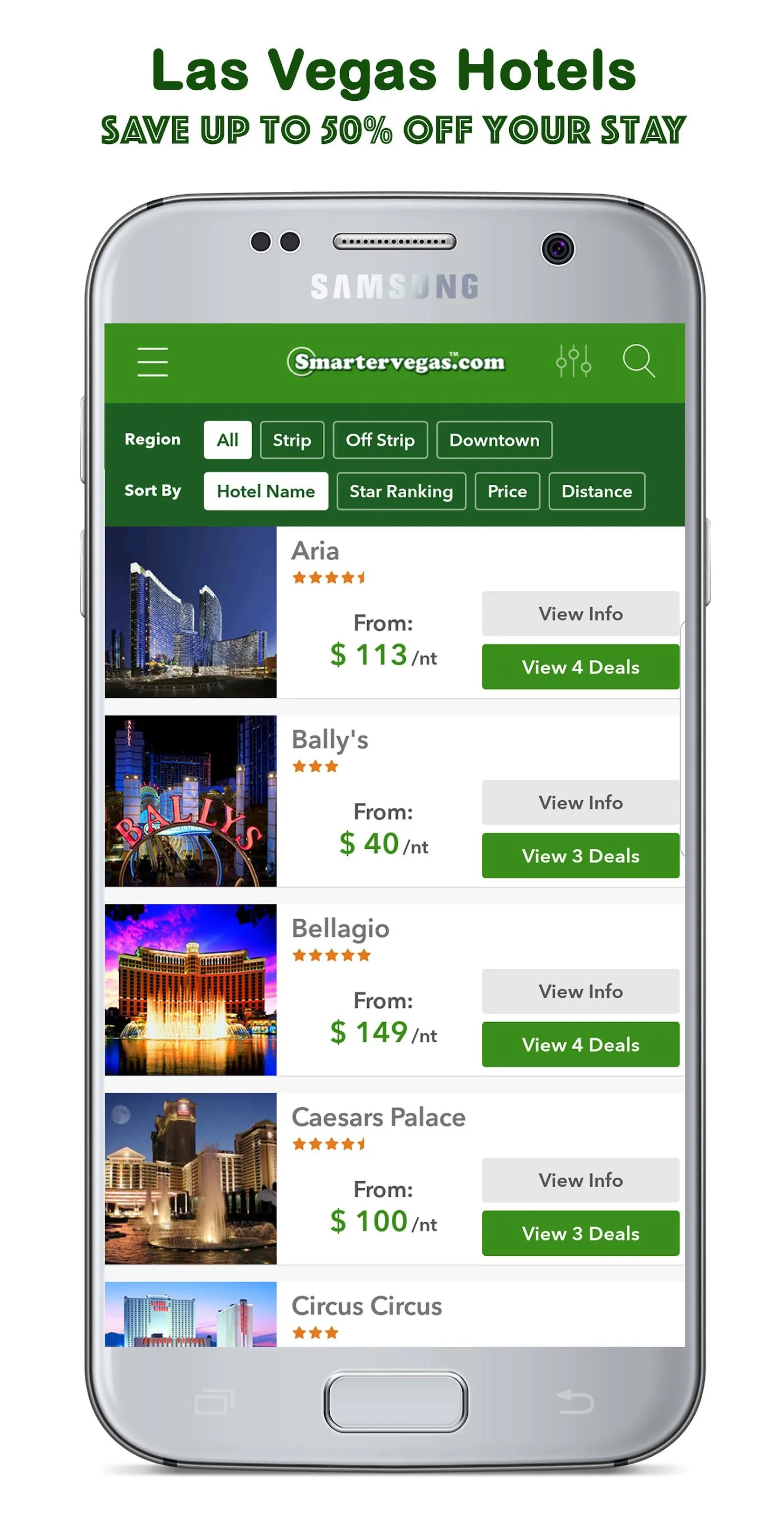 SmarterVegas.com | Indus Appstore | Screenshot