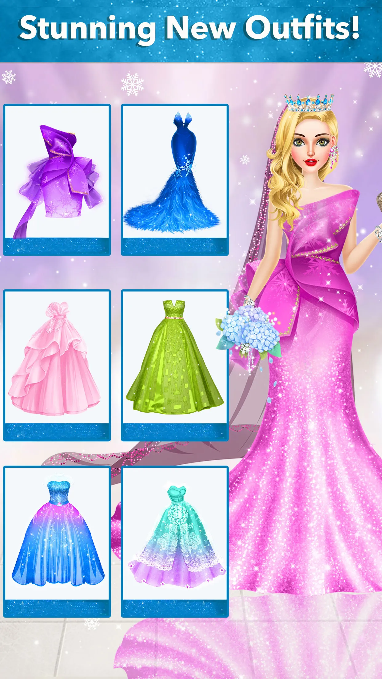 Ice Princess Wedding Dress Up | Indus Appstore | Screenshot