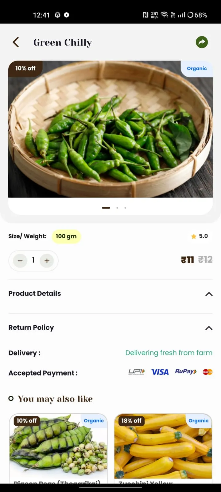 Lushful: Organic Food Delivery | Indus Appstore | Screenshot