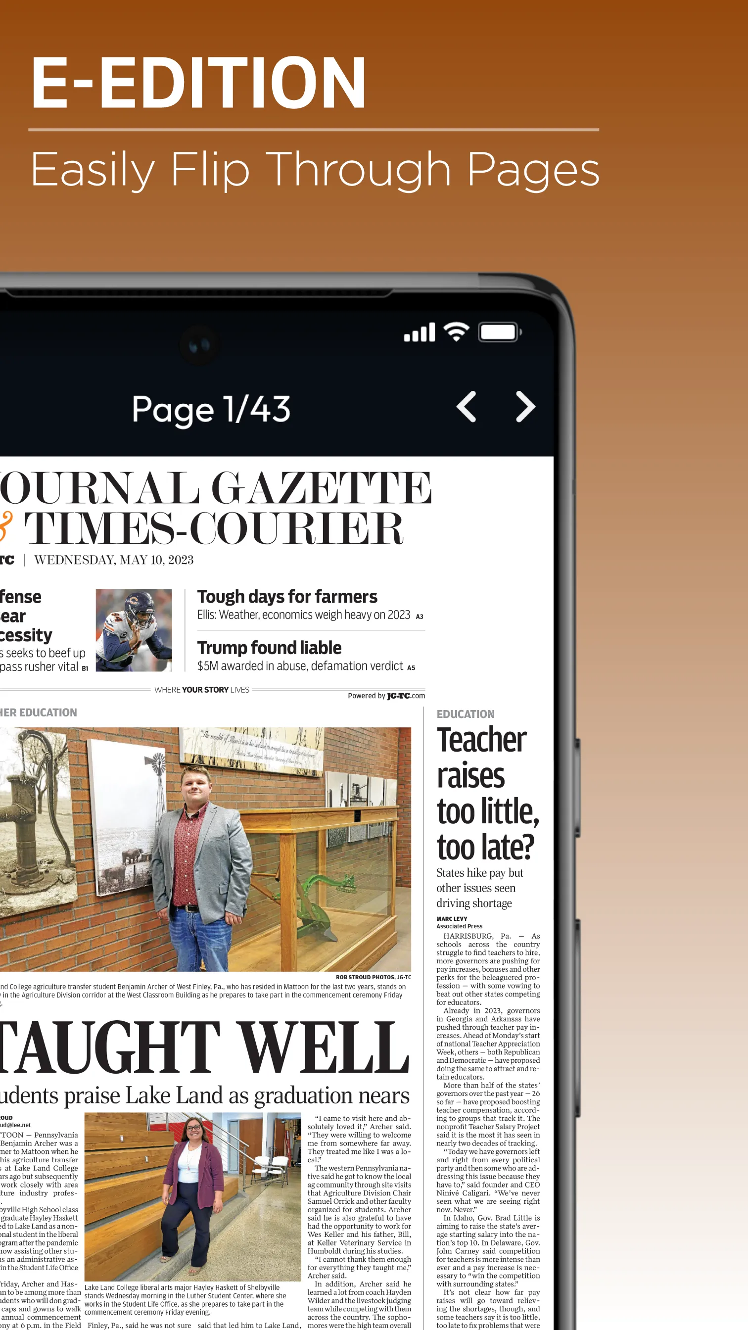 Journal Gazette/Times-Courier | Indus Appstore | Screenshot