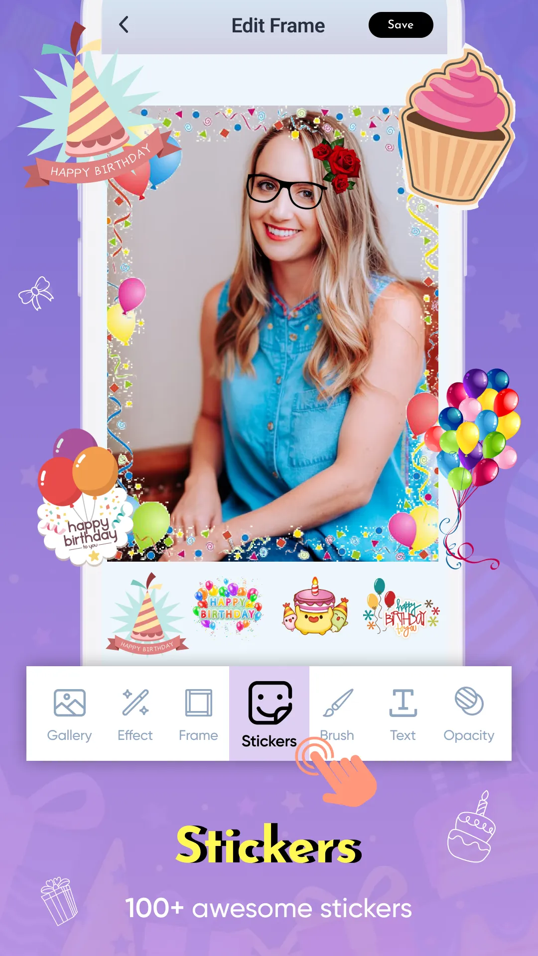 Happy Birthday Photo Frame | Indus Appstore | Screenshot