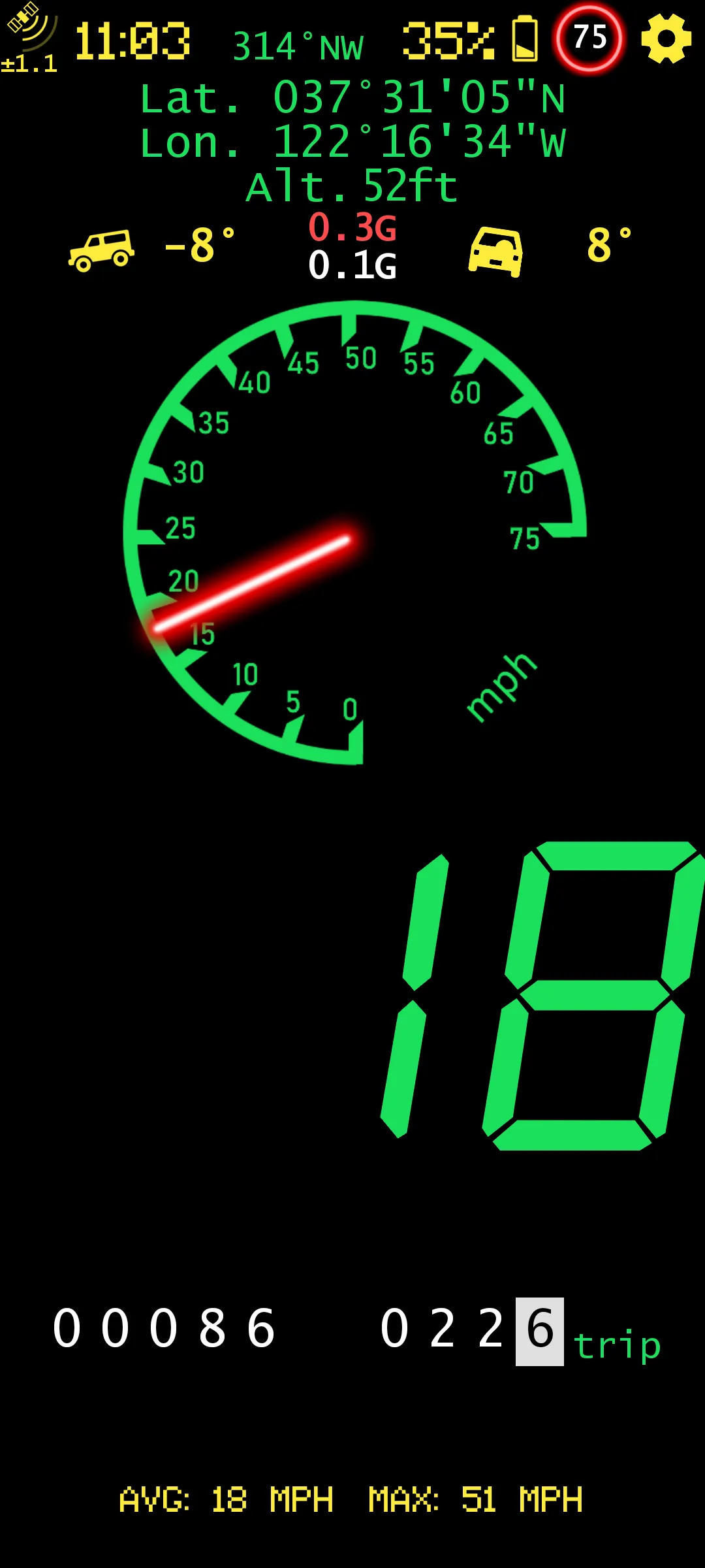 GPS Speedometer Premium | Indus Appstore | Screenshot