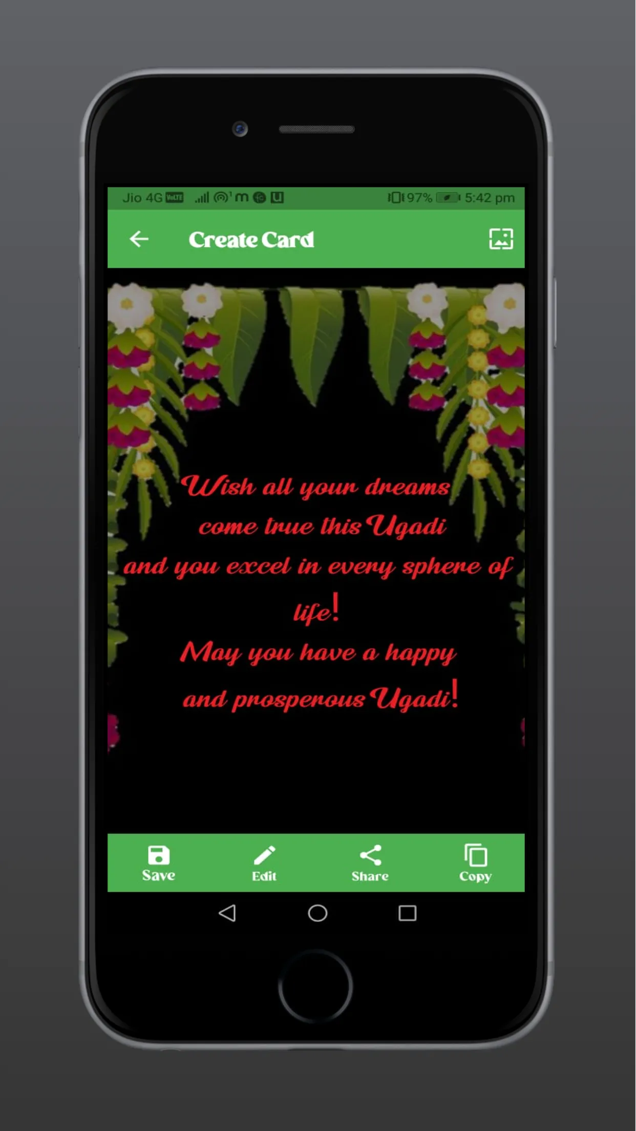 Ugadi Wishes | Indus Appstore | Screenshot