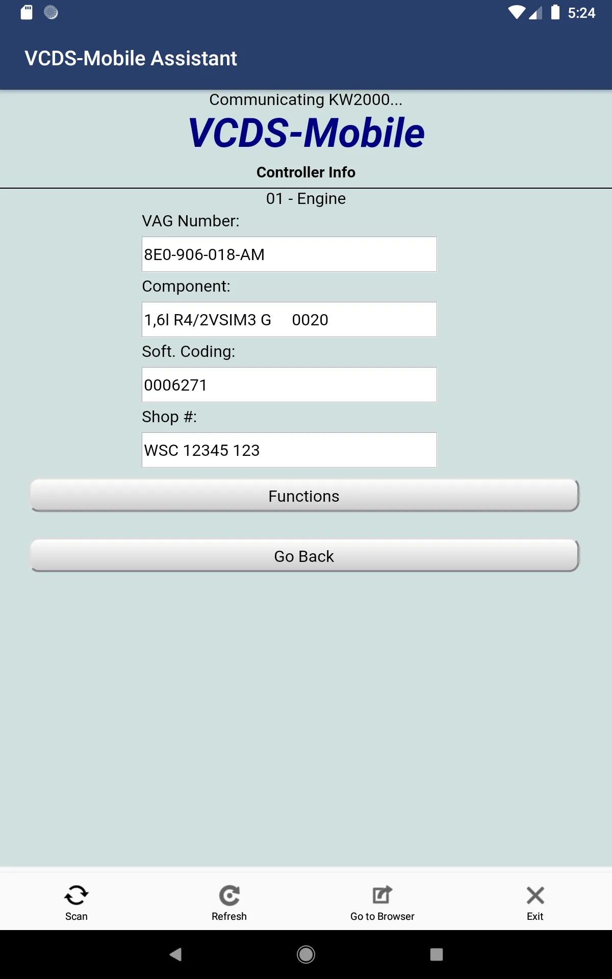 VCDS-Mobile Assistant | Indus Appstore | Screenshot