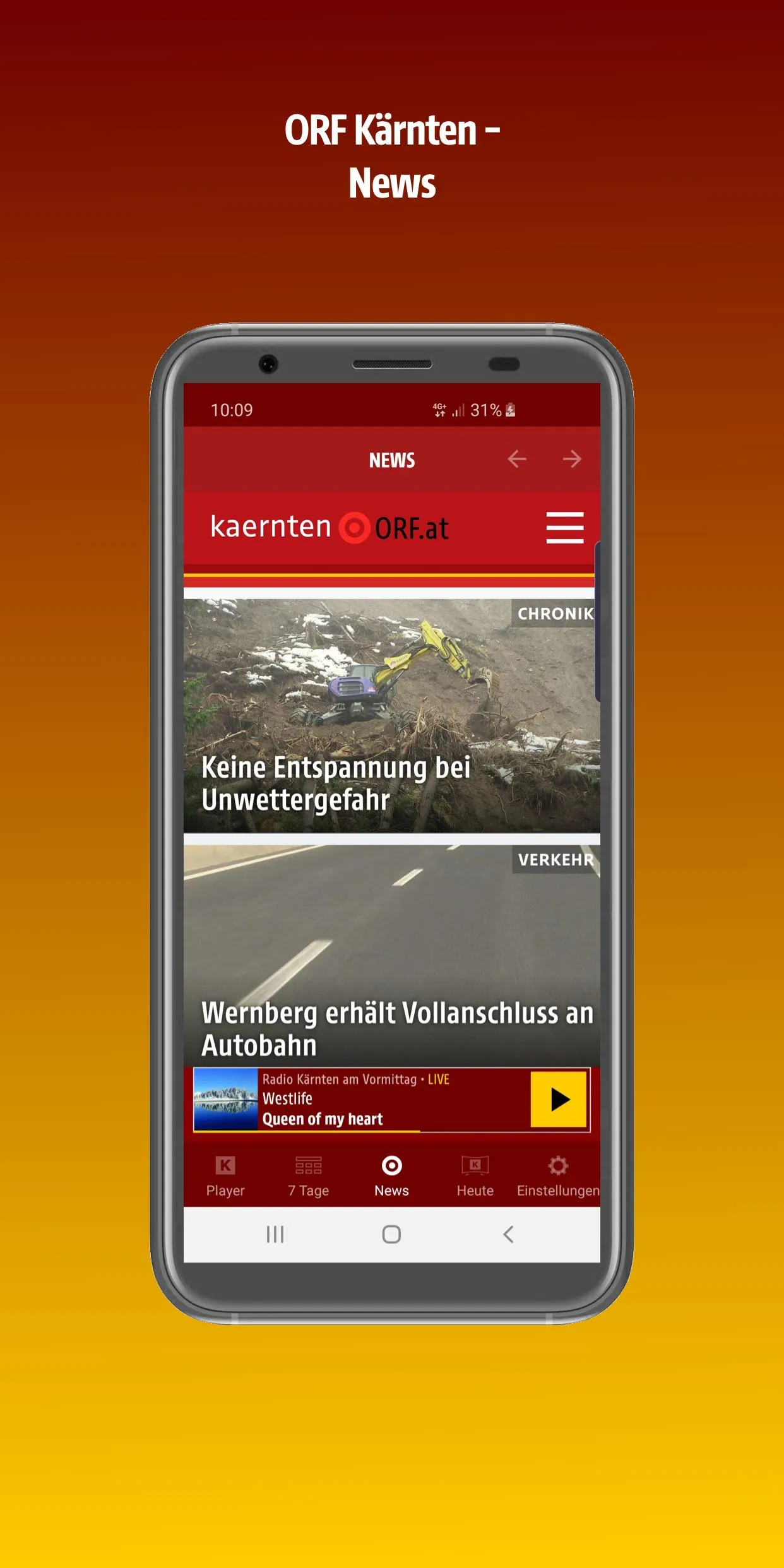 ORF Kärnten | Indus Appstore | Screenshot