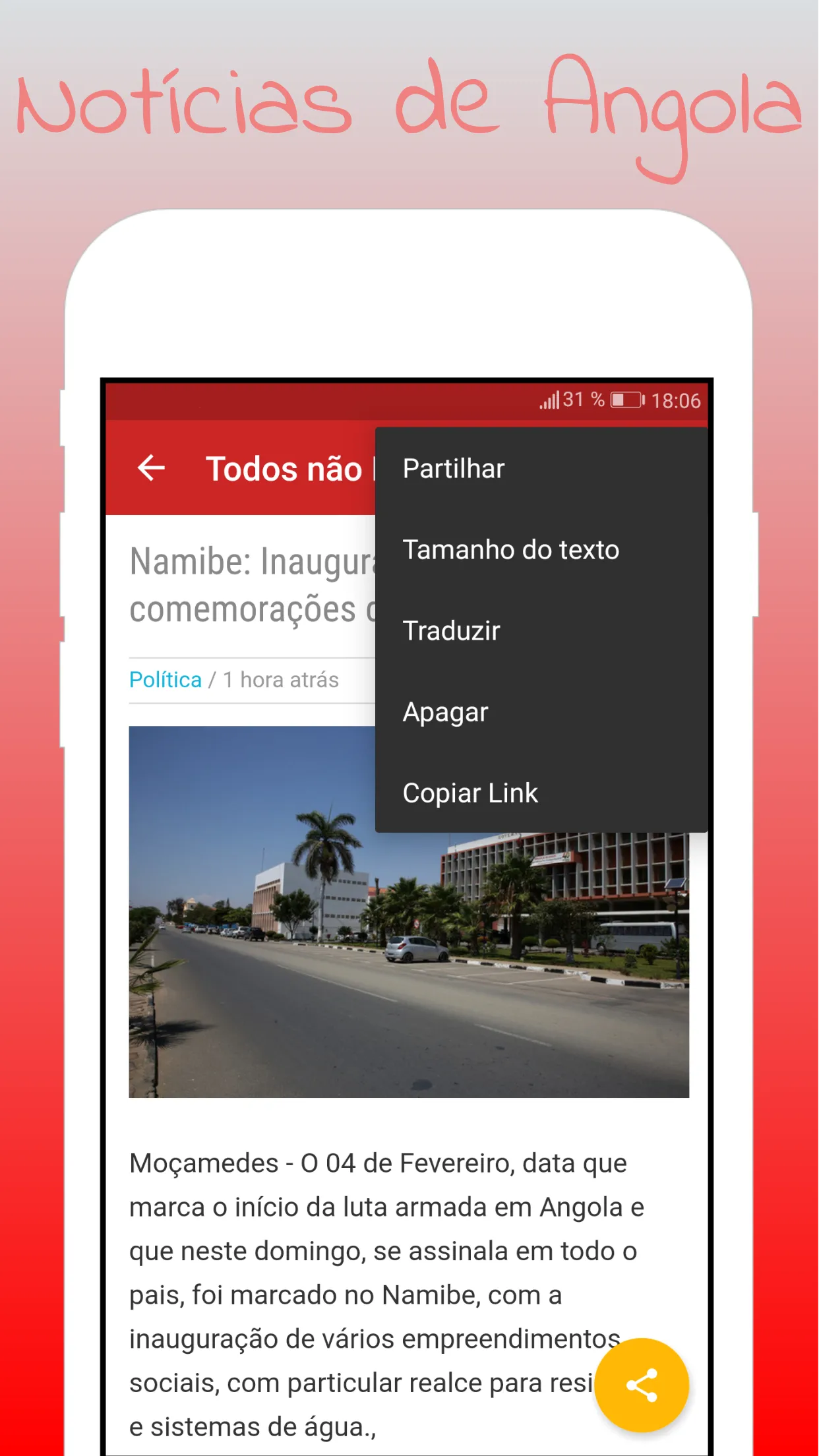 Angola Newspapers | Indus Appstore | Screenshot