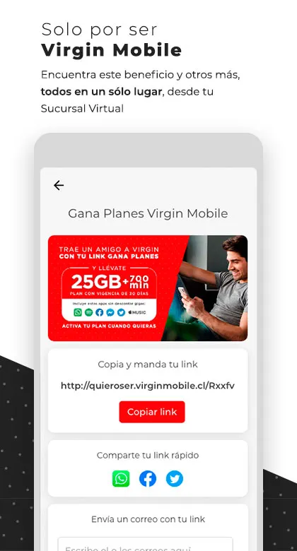 Virgin Mobile Chile | Indus Appstore | Screenshot