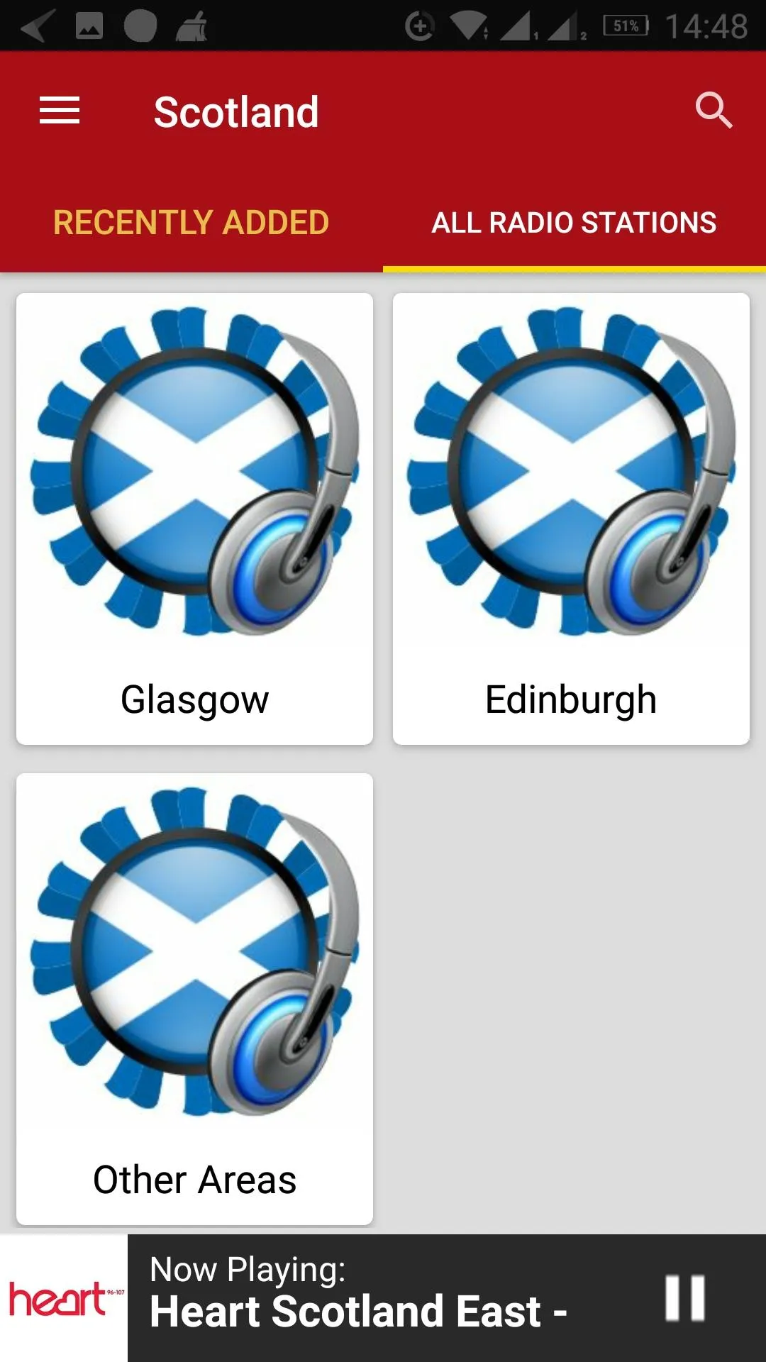 Scotland Radio Stations | Indus Appstore | Screenshot