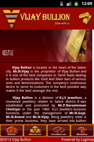 Vijay Bullion | Indus Appstore | Screenshot