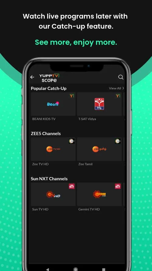 YuppTV Scope | Indus Appstore | Screenshot