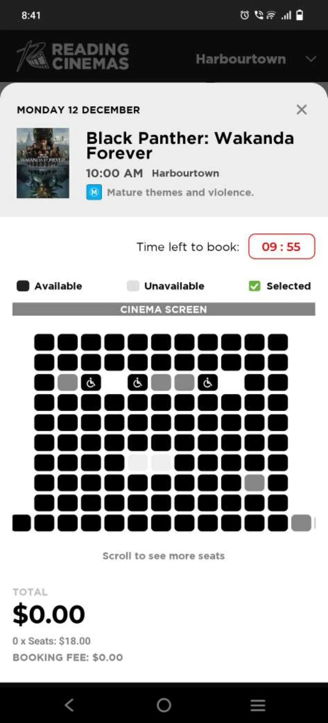 Reading Cinemas | Indus Appstore | Screenshot