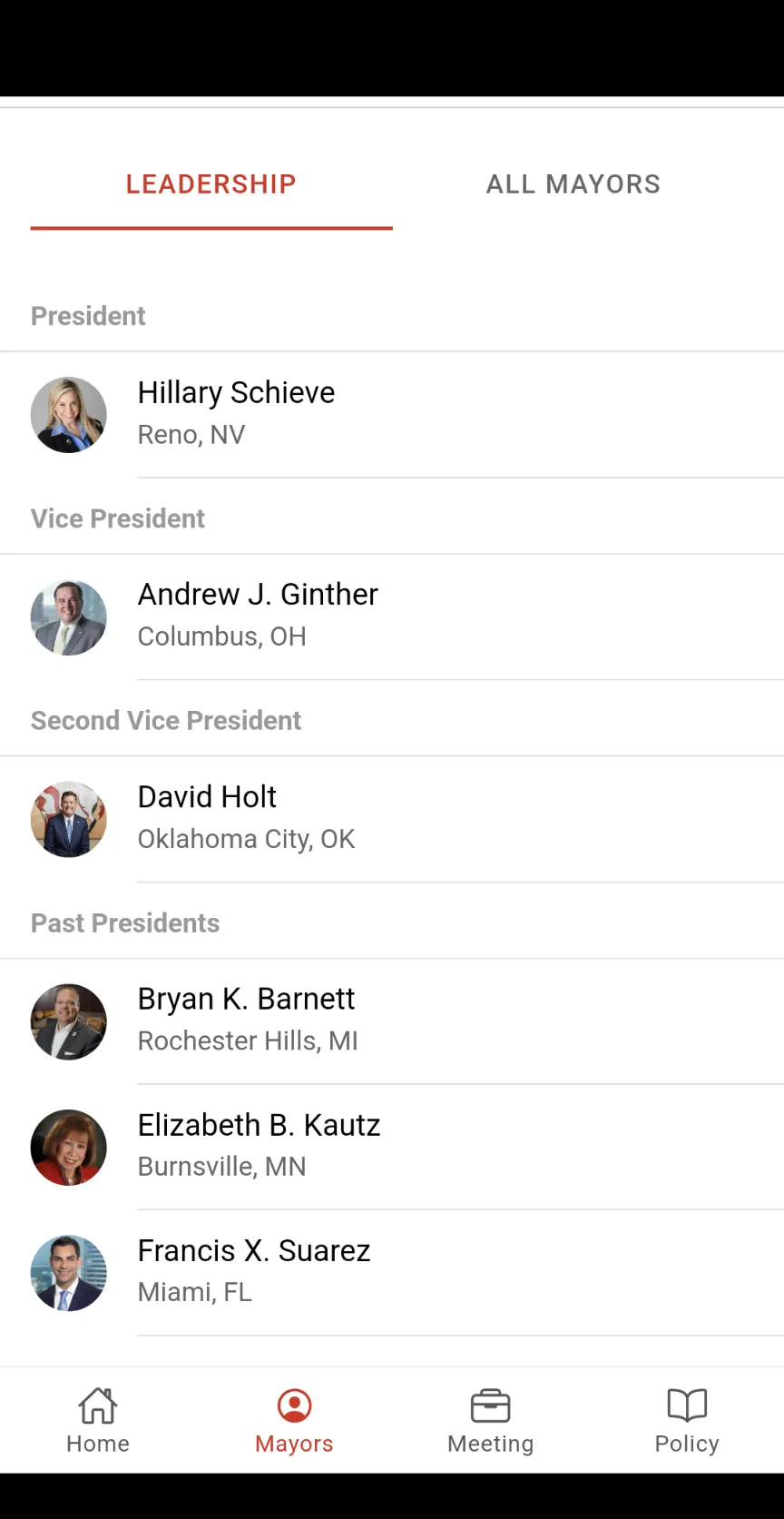 U.S. Conference of Mayors | Indus Appstore | Screenshot