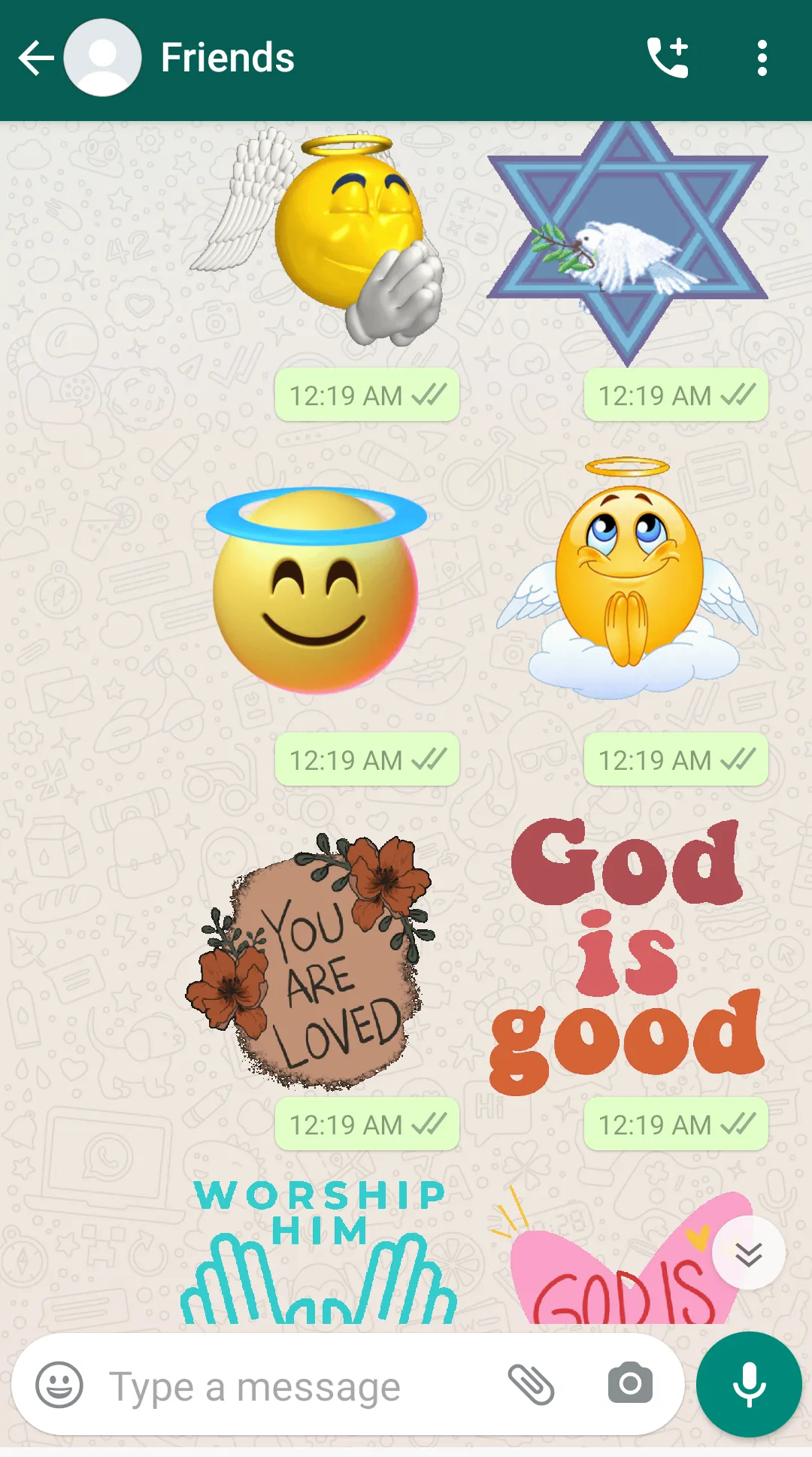 Christian Animated Stickers | Indus Appstore | Screenshot