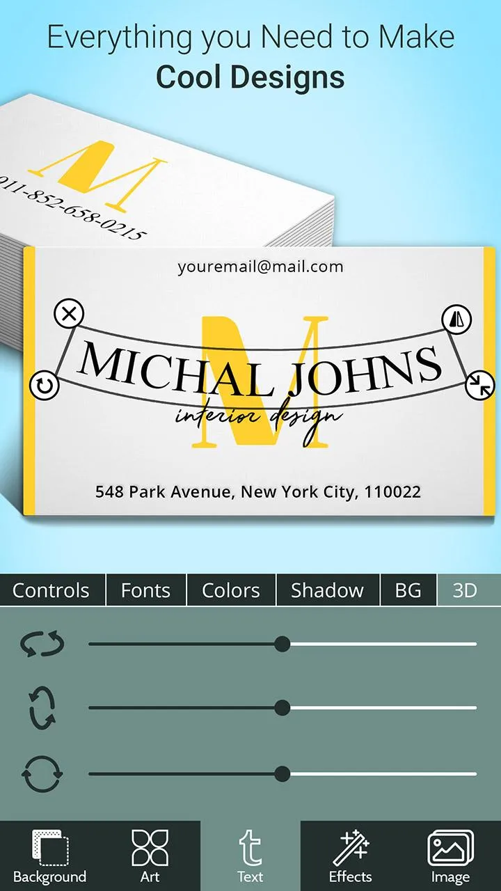 Business Card Maker | Indus Appstore | Screenshot