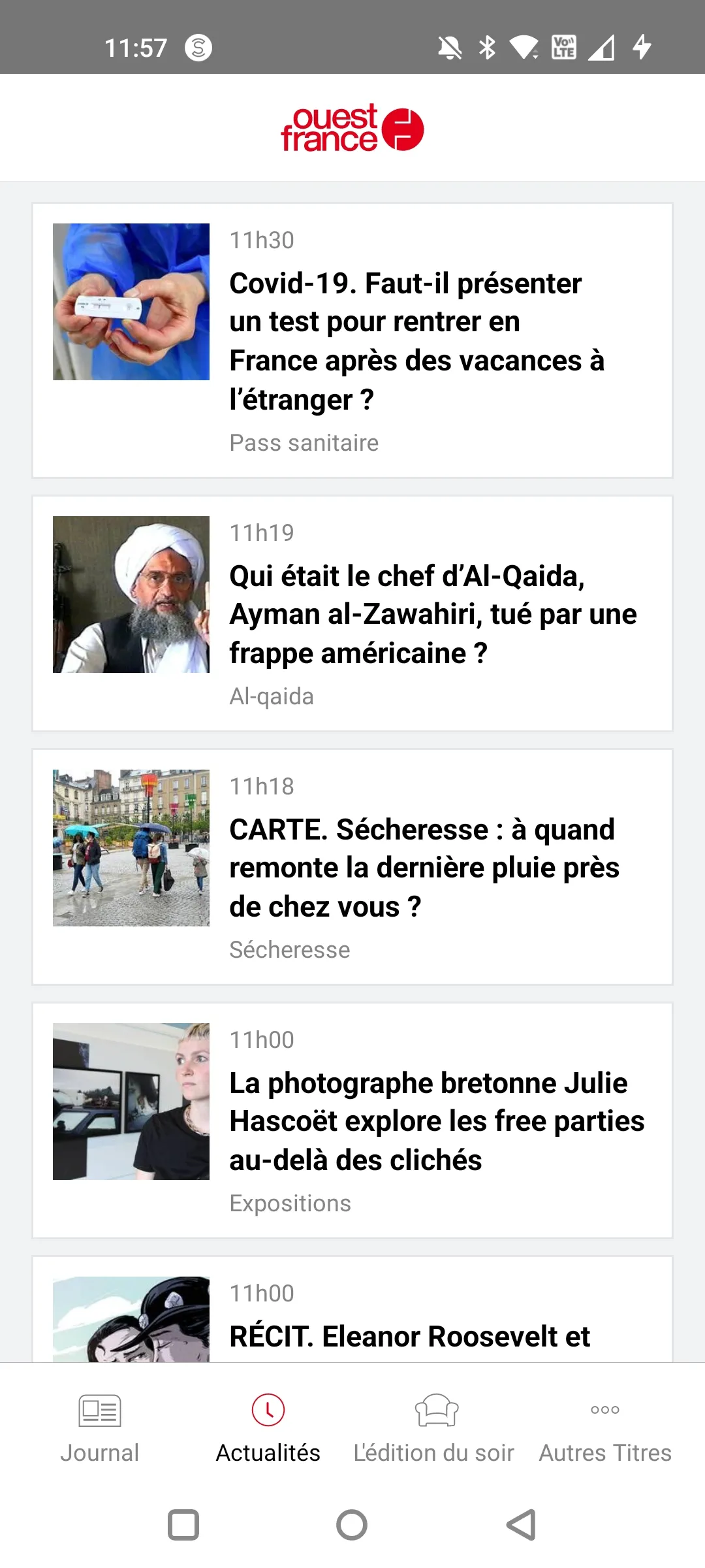 Ouest-France - Le journal | Indus Appstore | Screenshot