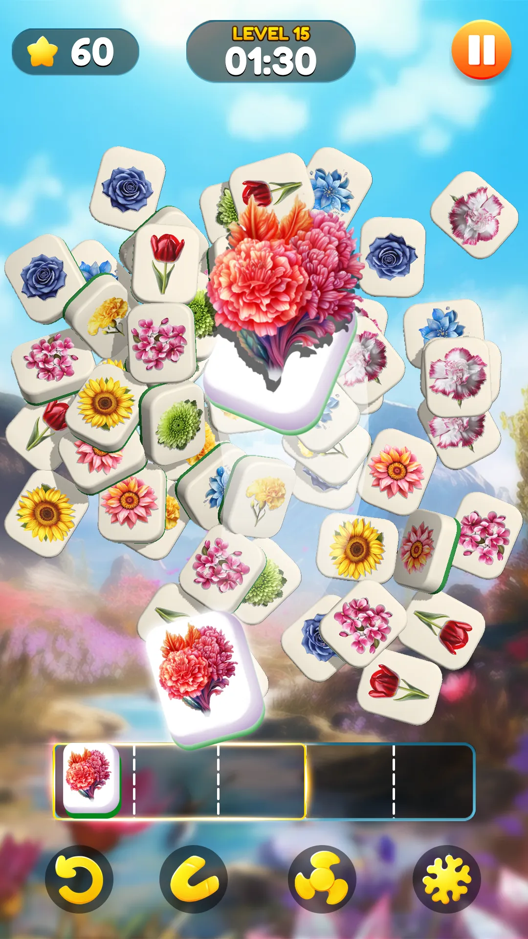 Flower Match Lover-3D Blossom | Indus Appstore | Screenshot