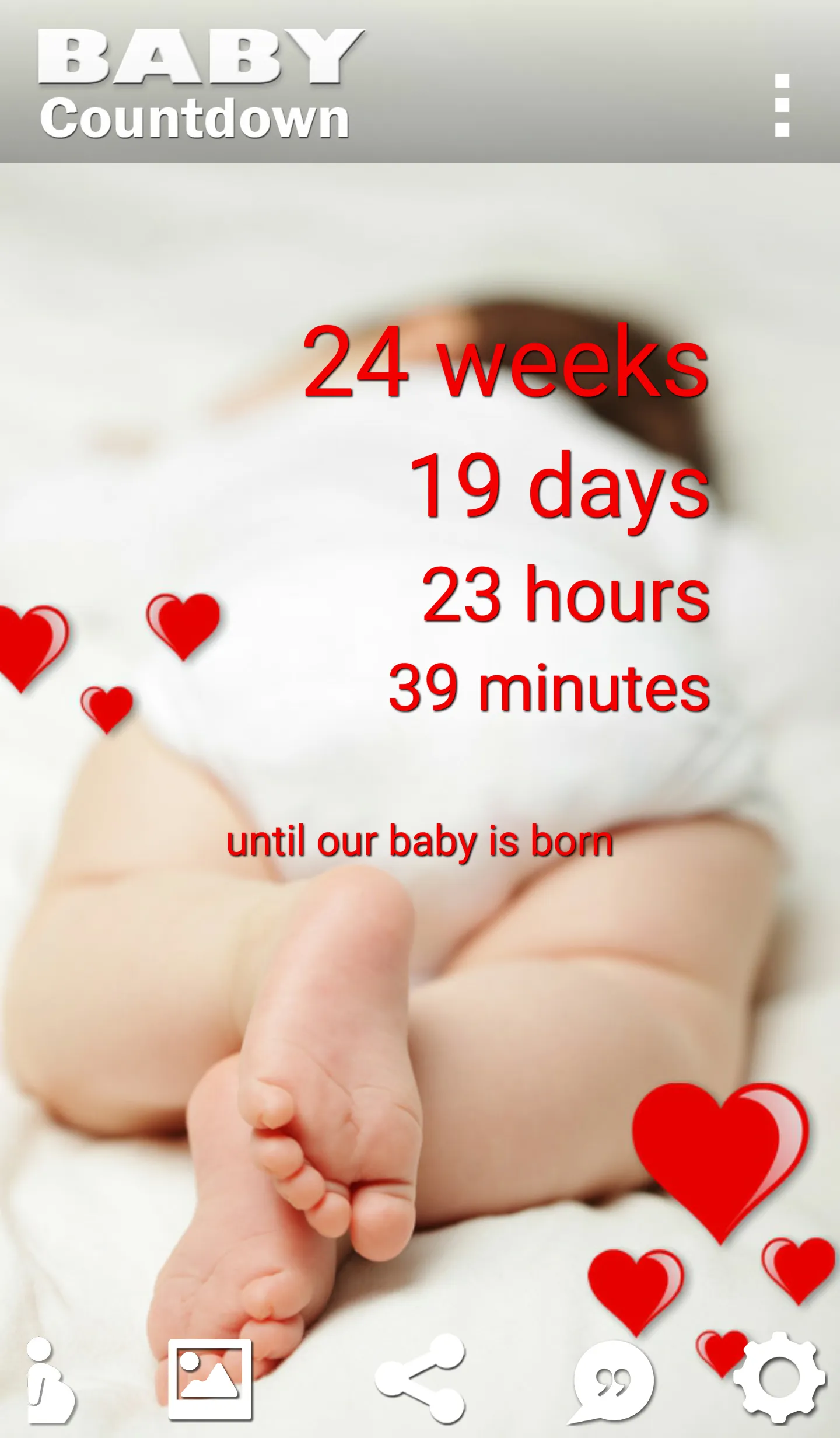 Baby Countdown - My Pregnancy | Indus Appstore | Screenshot