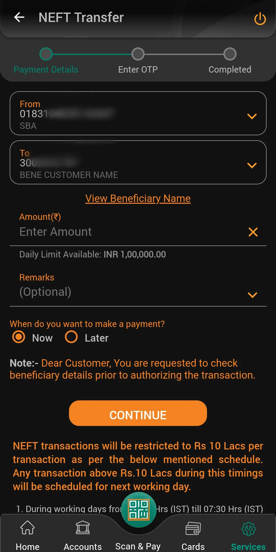 IDBI Bank GO Mobile+ | Indus Appstore | Screenshot