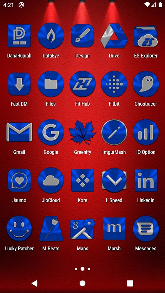 Blue Icon Pack | Indus Appstore | Screenshot