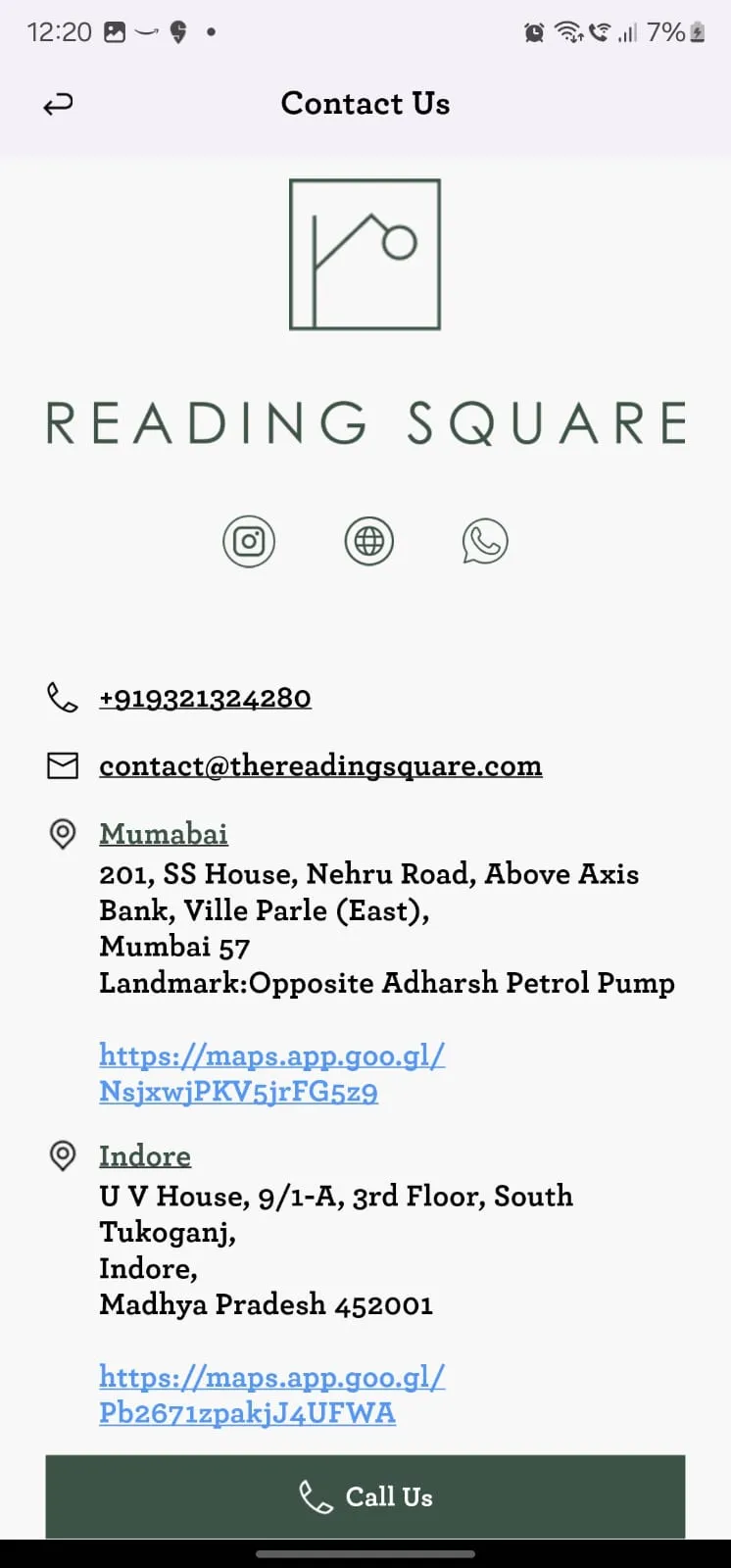 The Reading Square | Indus Appstore | Screenshot