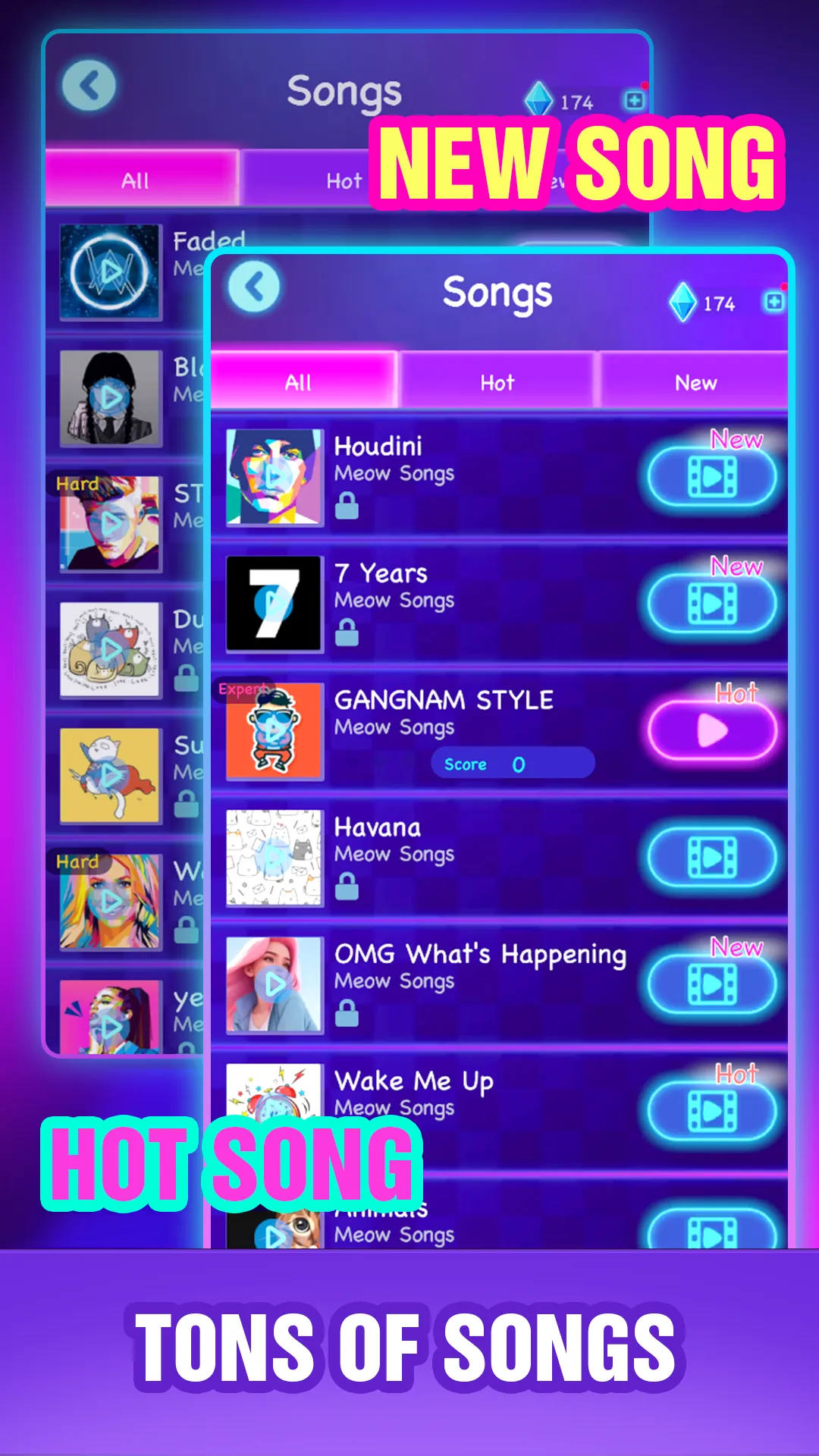 Cat Hop - Dancing Music Games | Indus Appstore | Screenshot