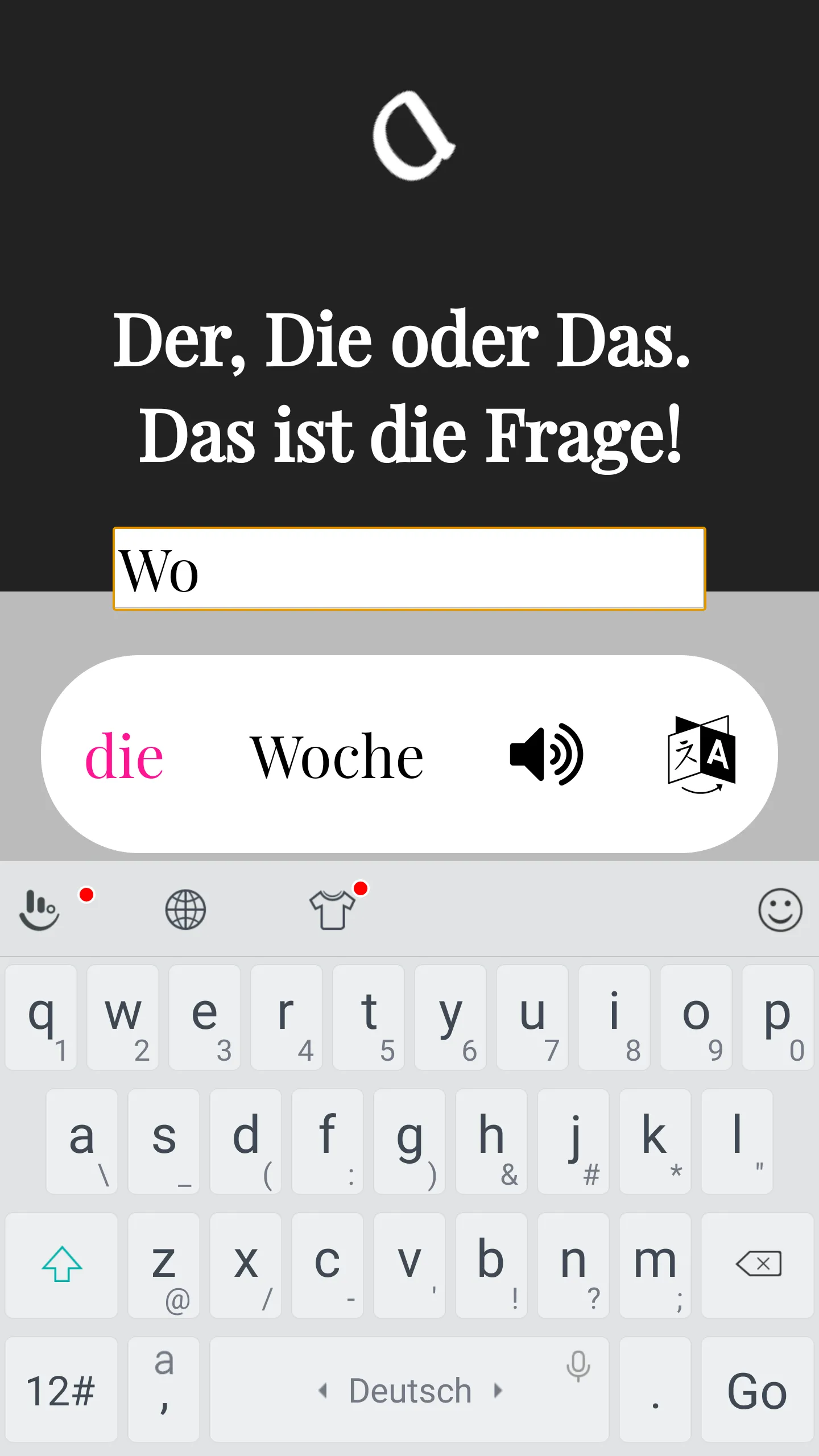 Der Die Das - This is the ques | Indus Appstore | Screenshot