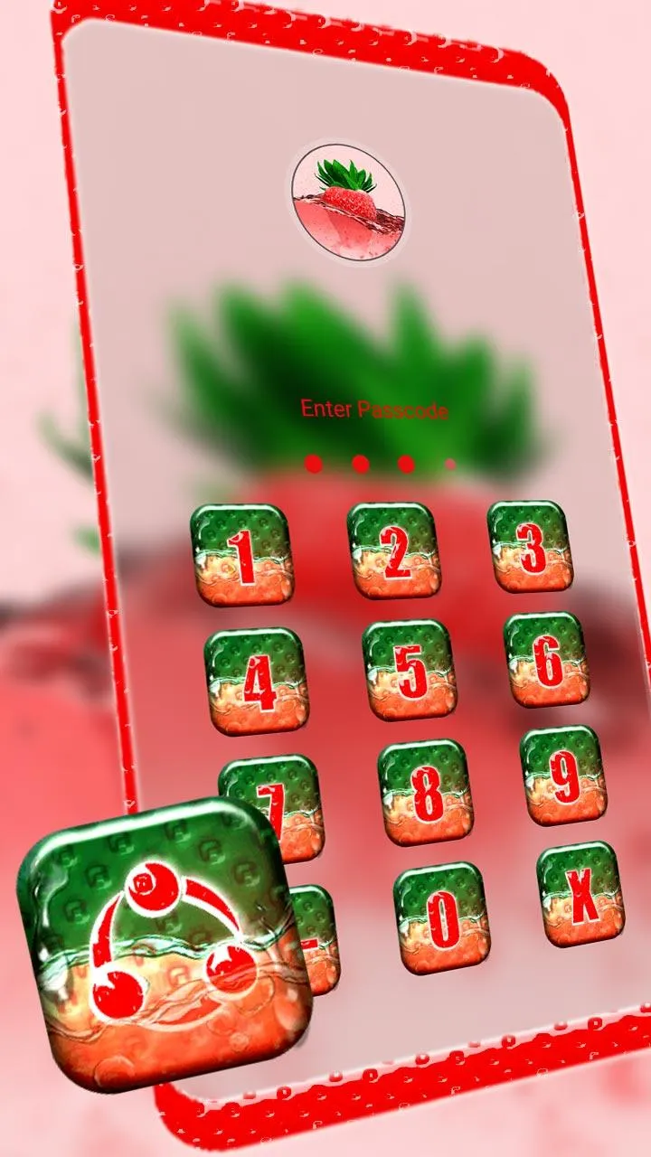 Juicy Strawberry Theme | Indus Appstore | Screenshot