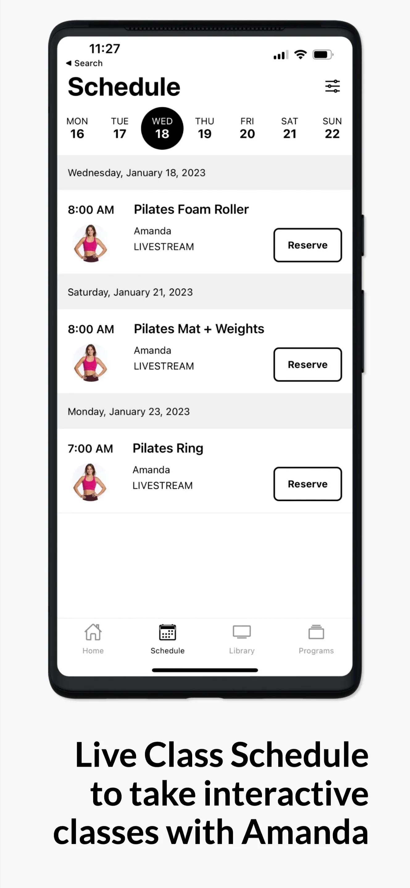 Amanda Blauer Pilates | Indus Appstore | Screenshot