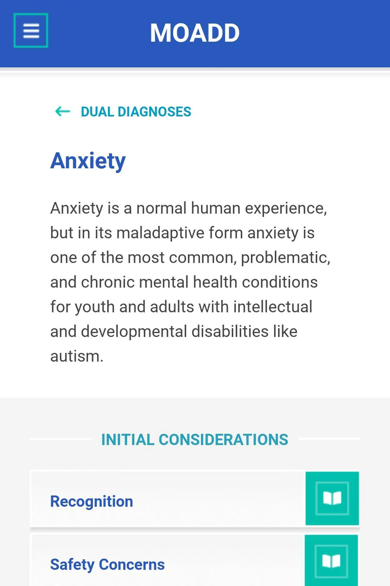 MO Alliance for Dual Diagnosis | Indus Appstore | Screenshot