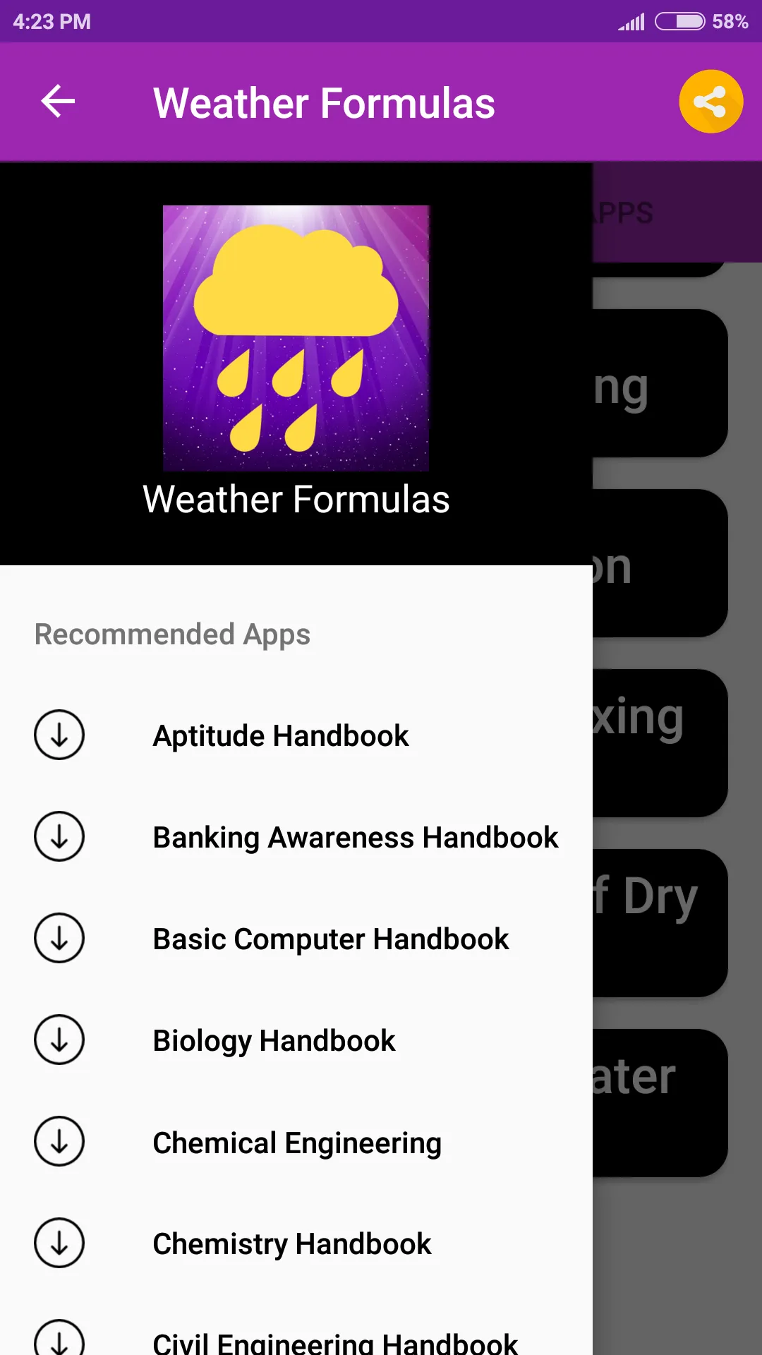 Weather Formulas | Indus Appstore | Screenshot