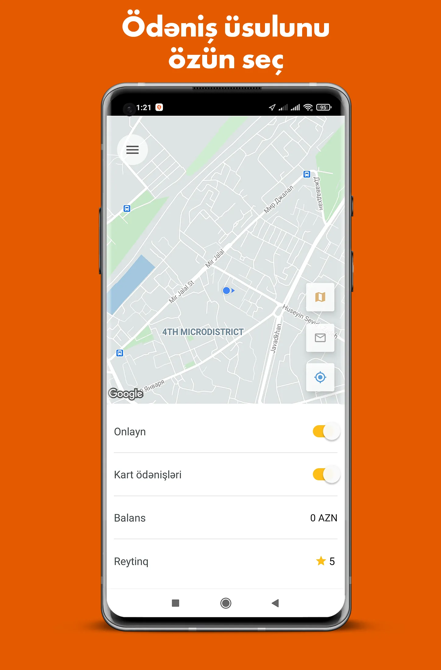 1Taxi.az - Sürücülər üçün | Indus Appstore | Screenshot