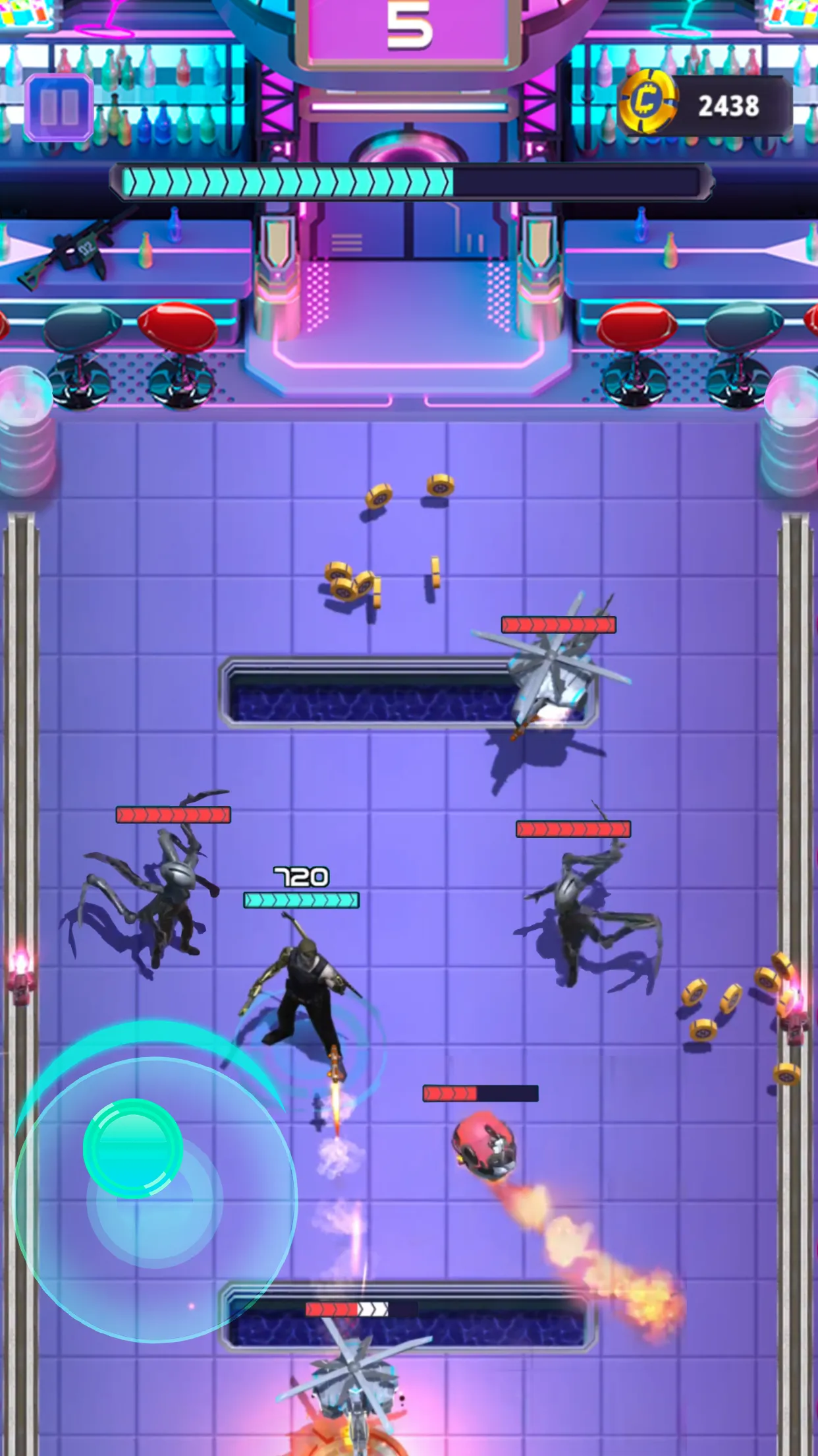 Cyberpunk Hero: Epic Roguelike | Indus Appstore | Screenshot