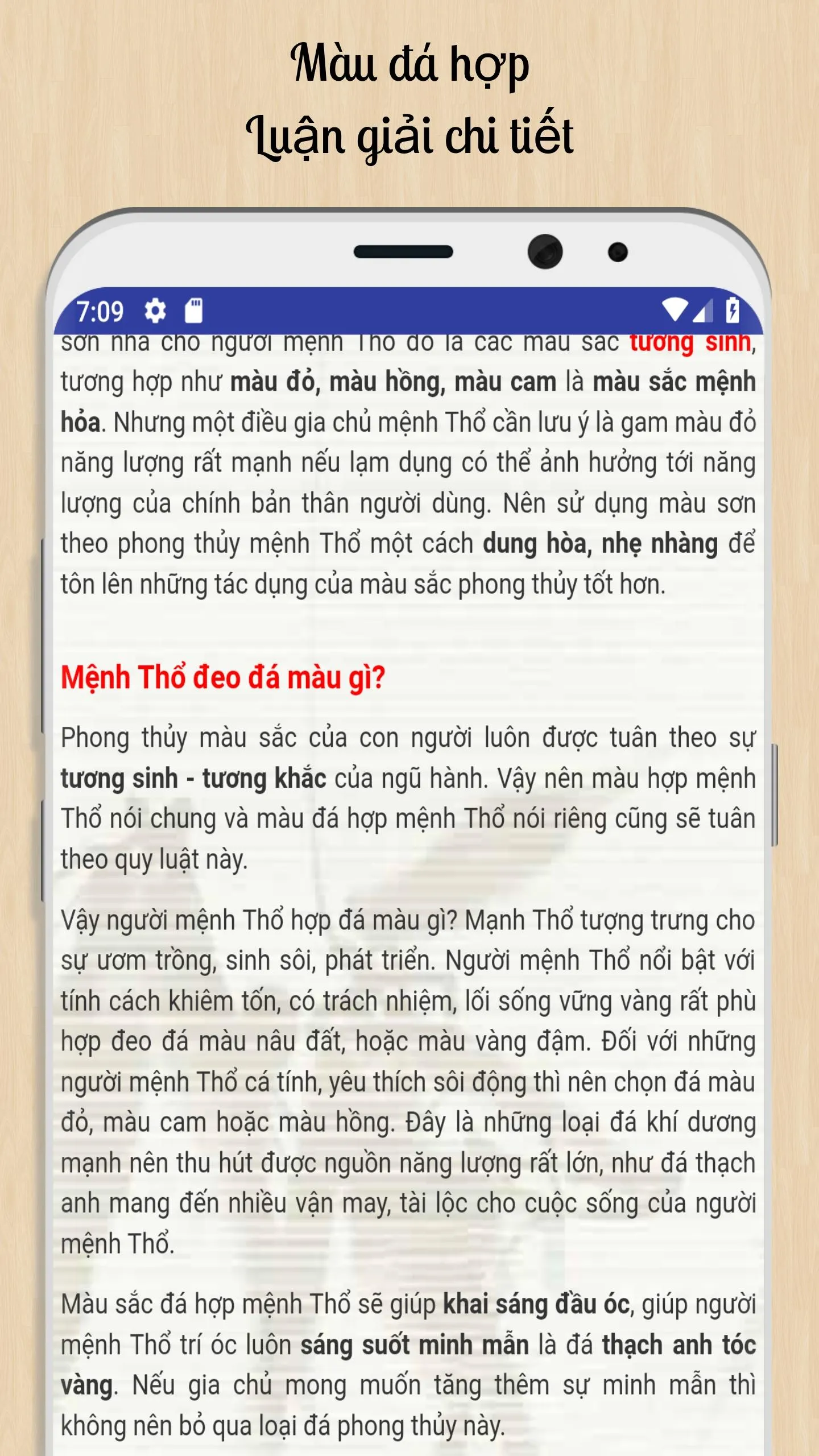 Chọn Màu Hợp Mệnh | Indus Appstore | Screenshot