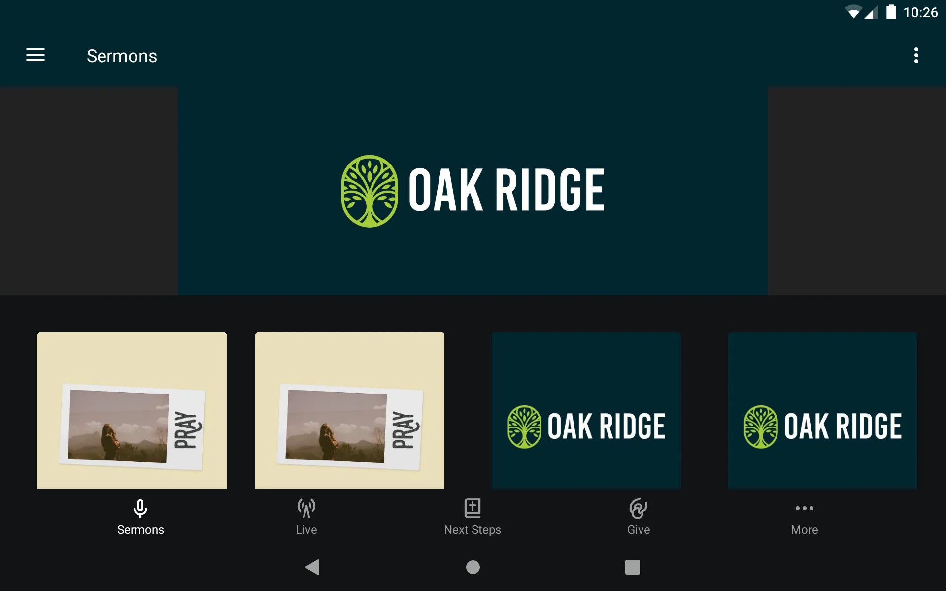 Oak Ridge Church | Indus Appstore | Screenshot