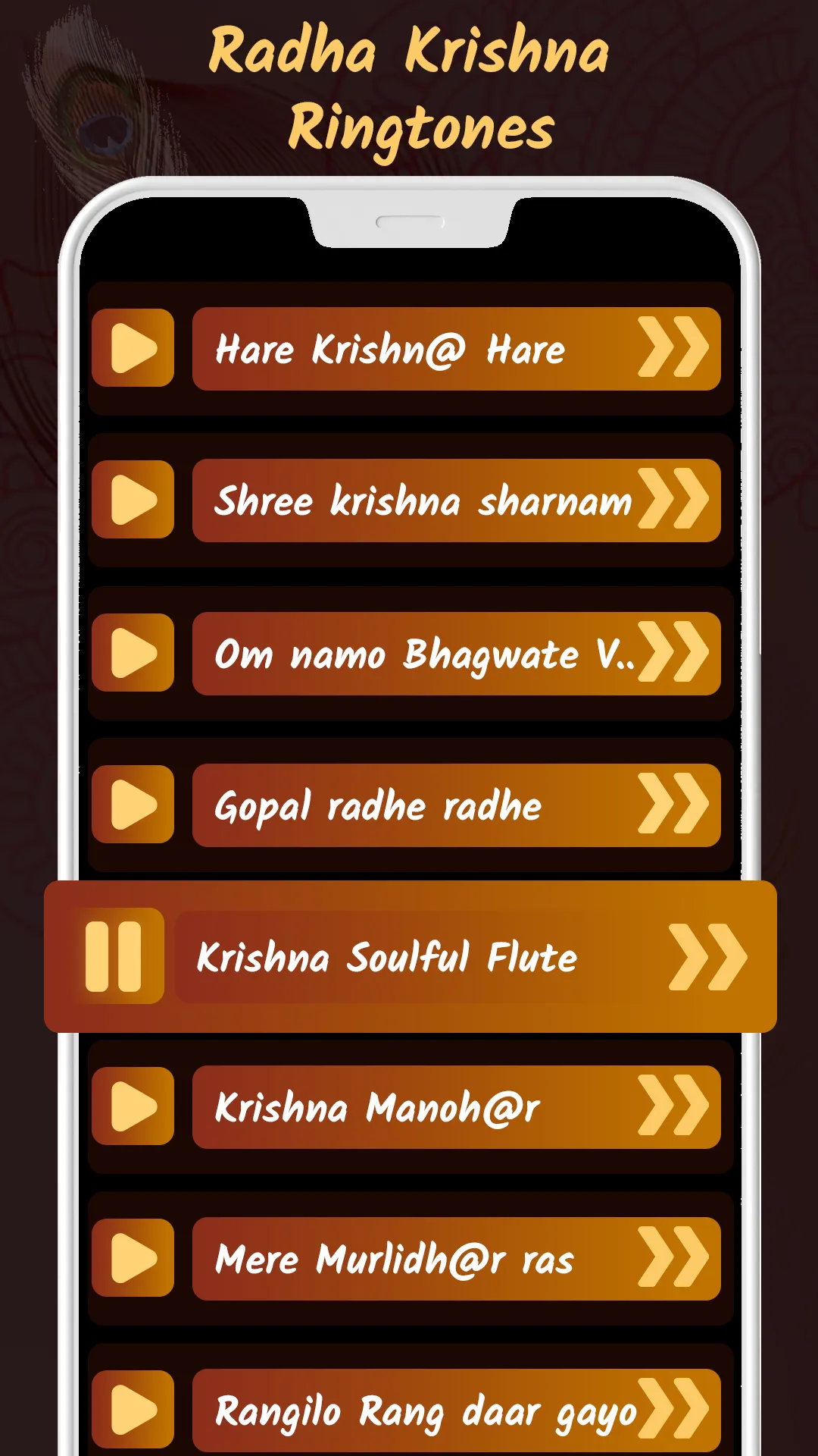 Radha Krishna Ringtones | Indus Appstore | Screenshot