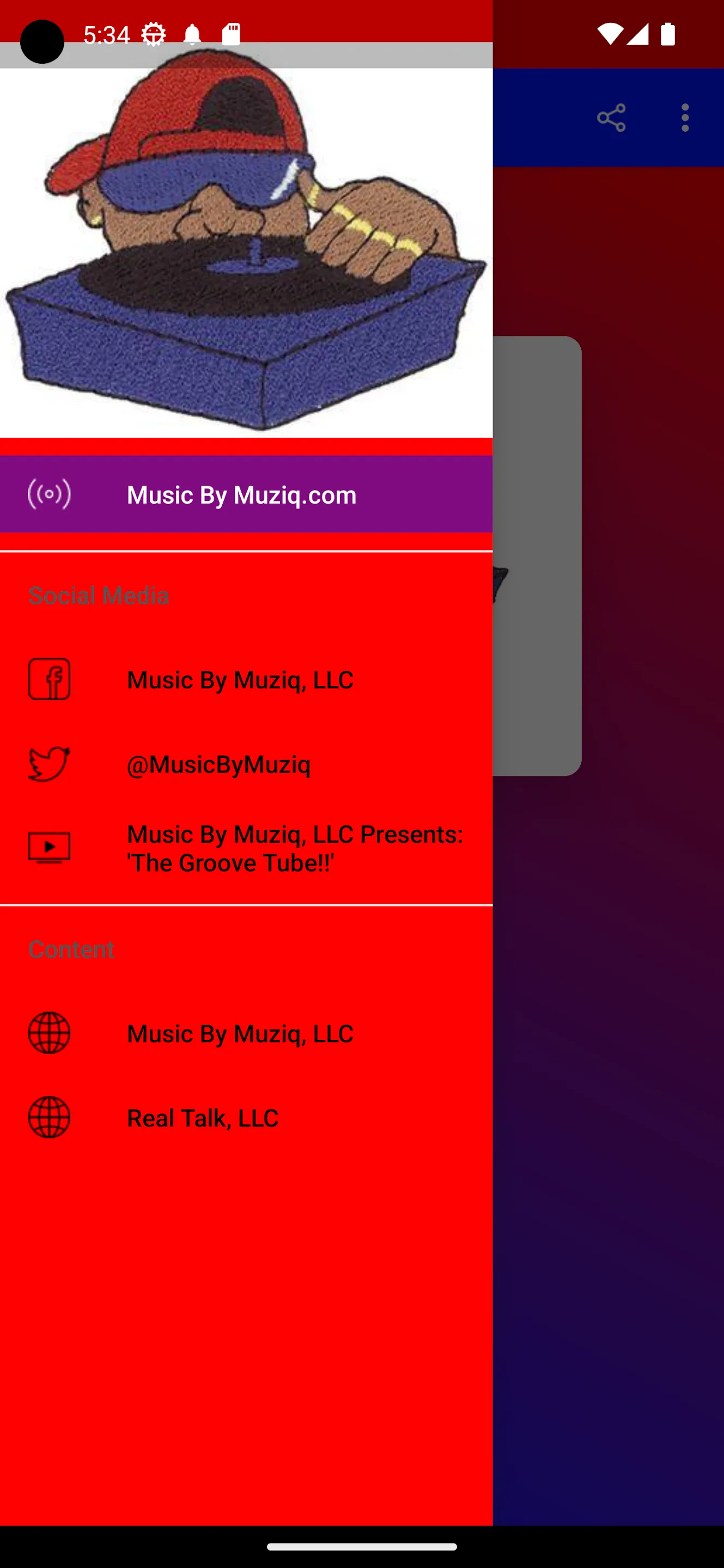 Music By Muziq, LLC | Indus Appstore | Screenshot