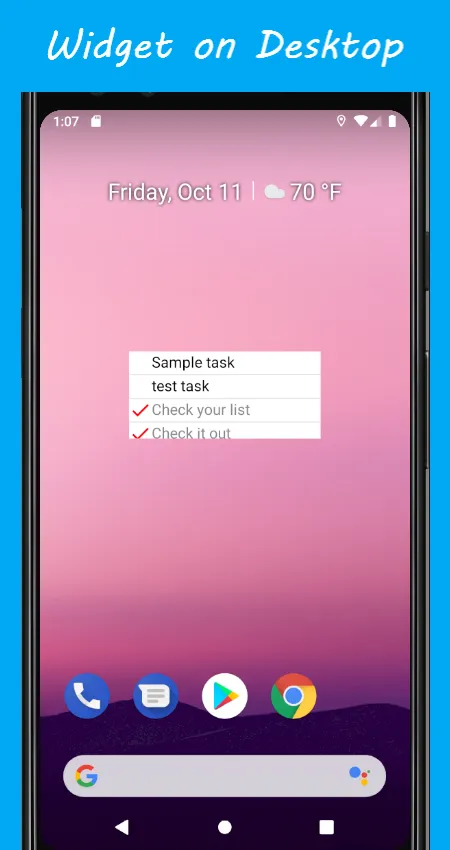 Widget TaskList Map & Schedule | Indus Appstore | Screenshot