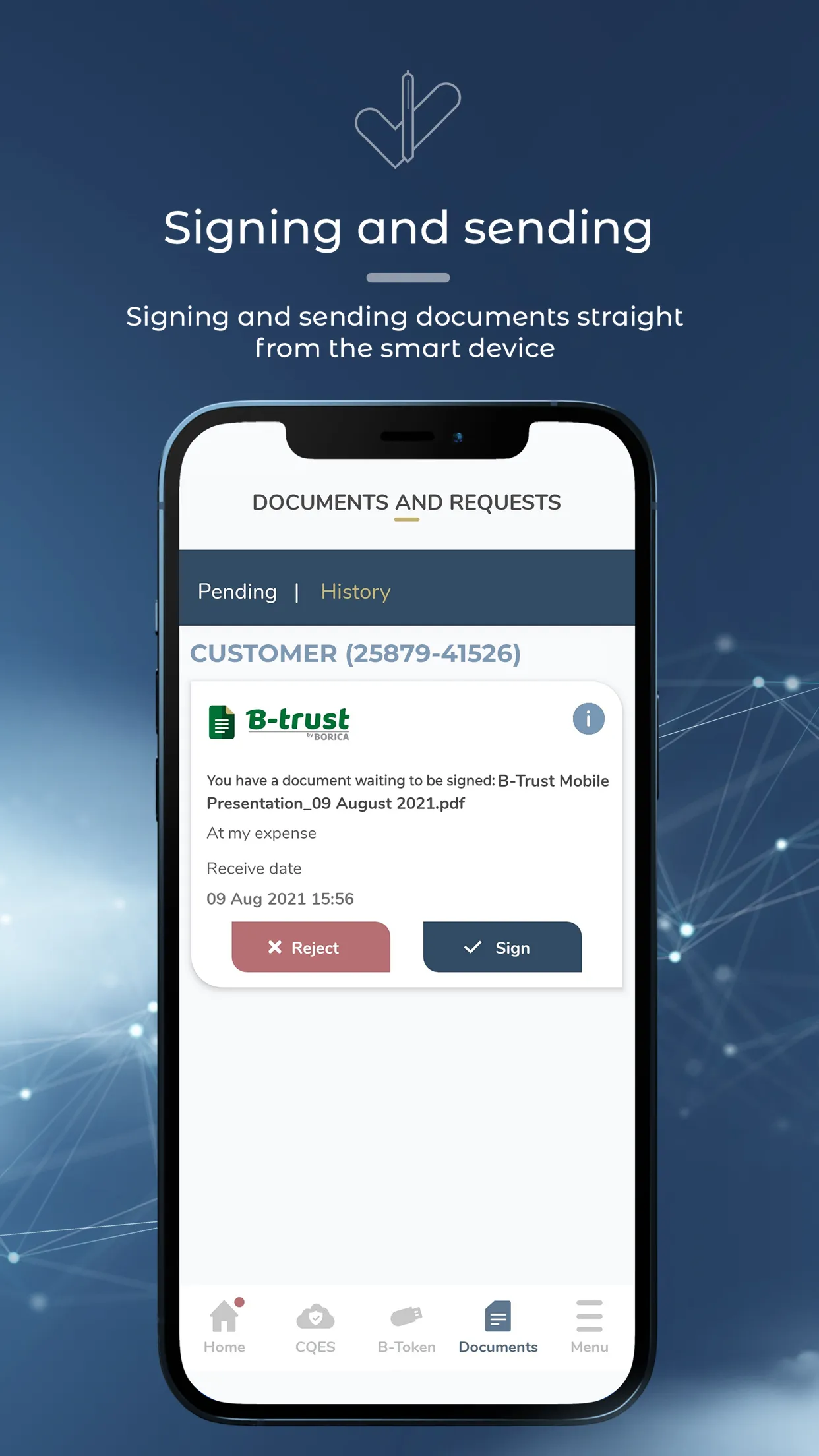 B-Trust Mobile | Indus Appstore | Screenshot