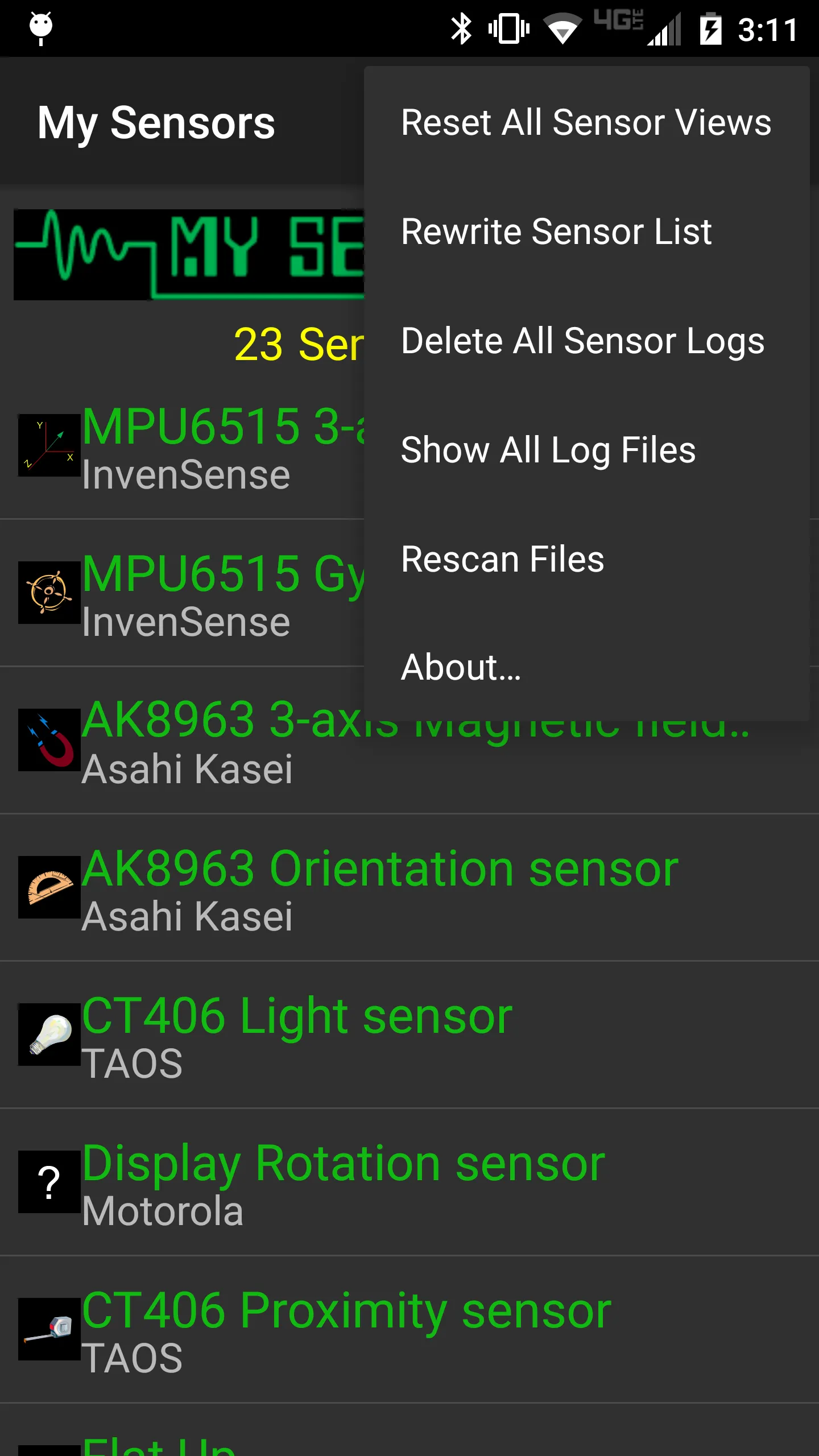 My Sensors | Indus Appstore | Screenshot