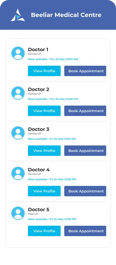 Beeliar Medical Centre | Indus Appstore | Screenshot